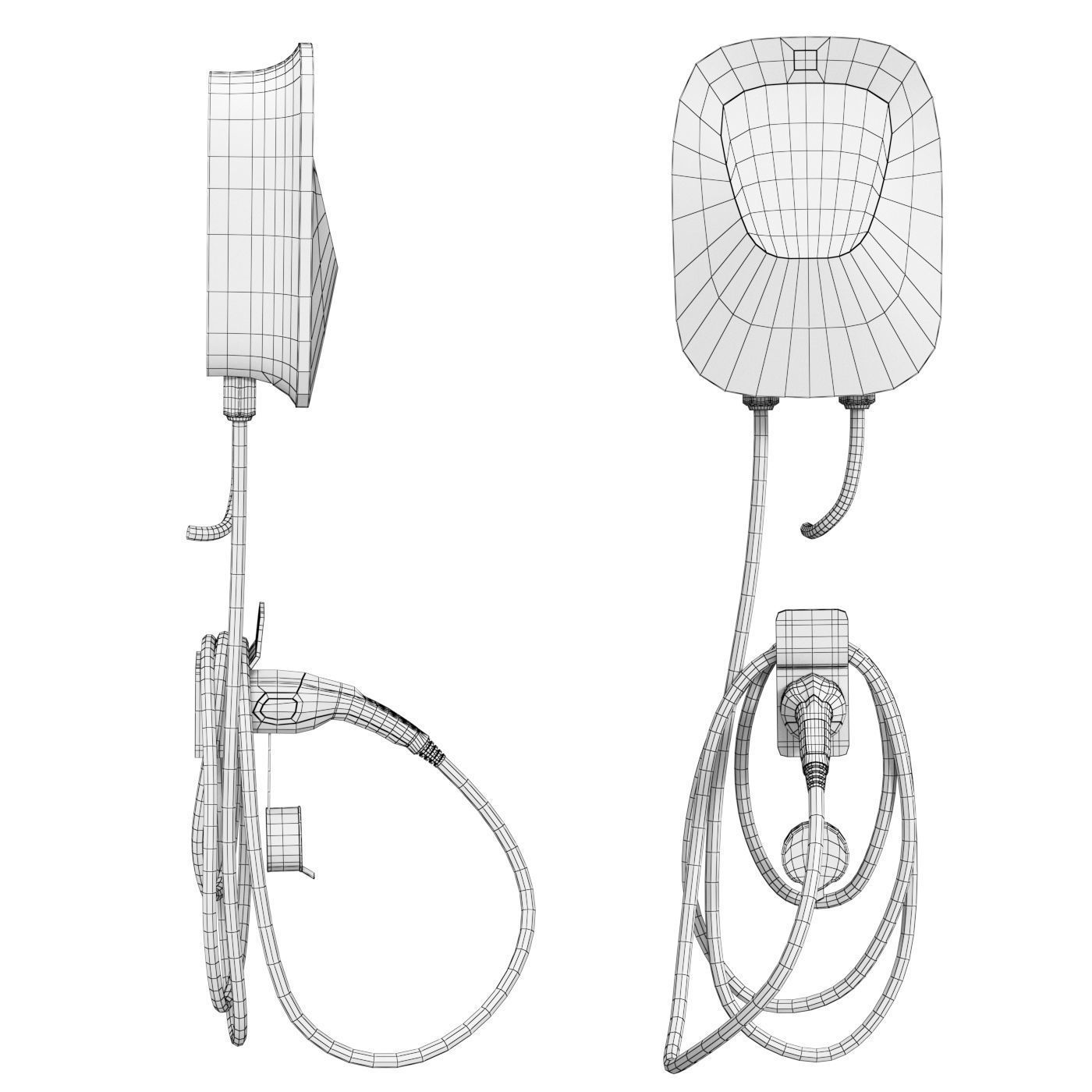 Charging station for electric vehicles Ctechi 3D model_3
