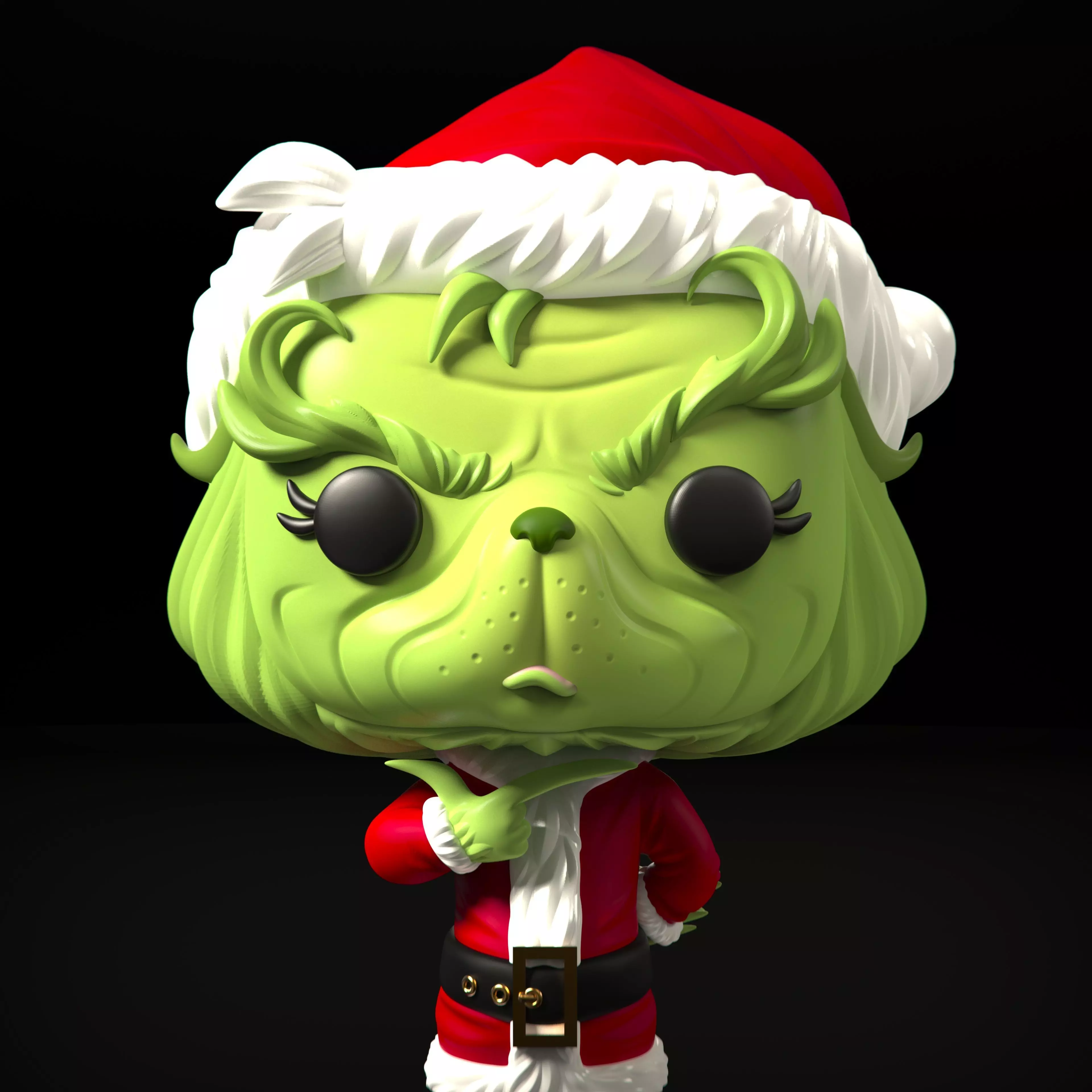 Grinch 3D print model_0