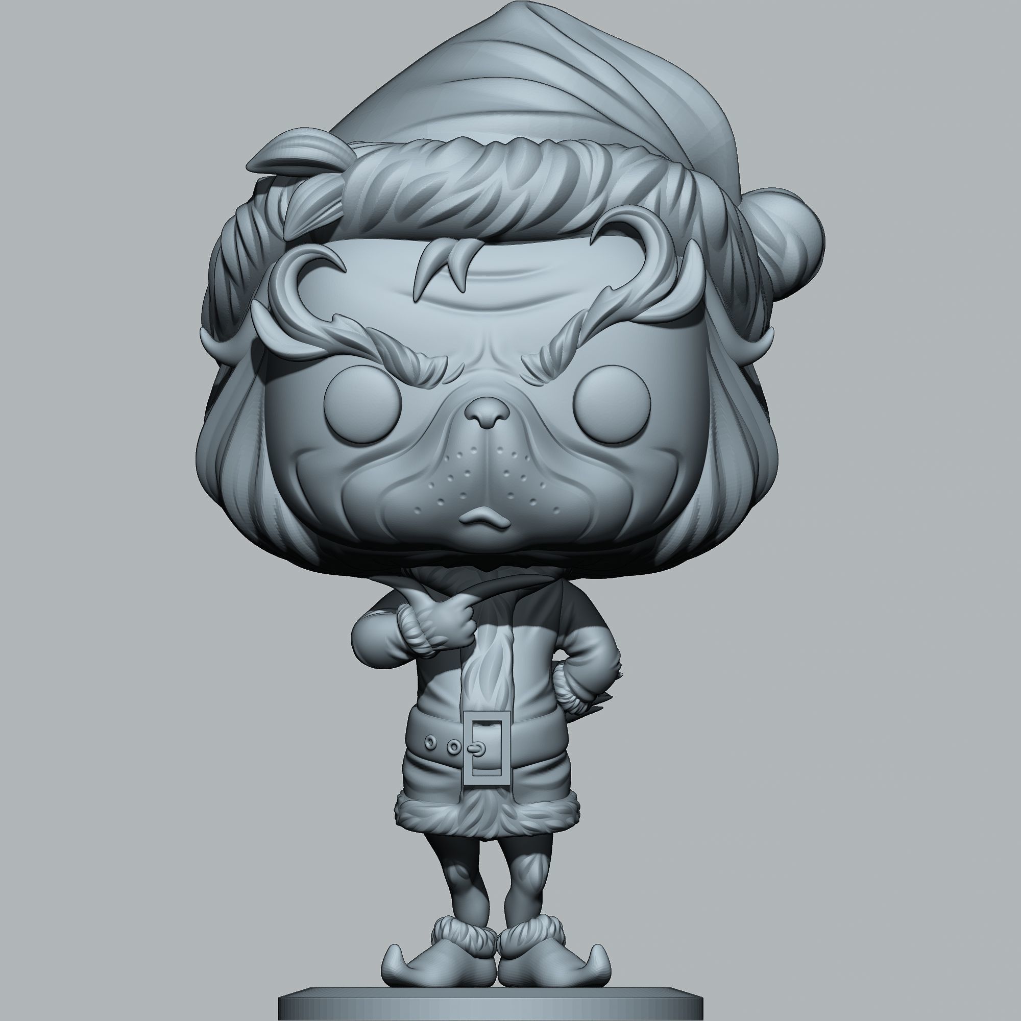 Grinch 3D print model_3