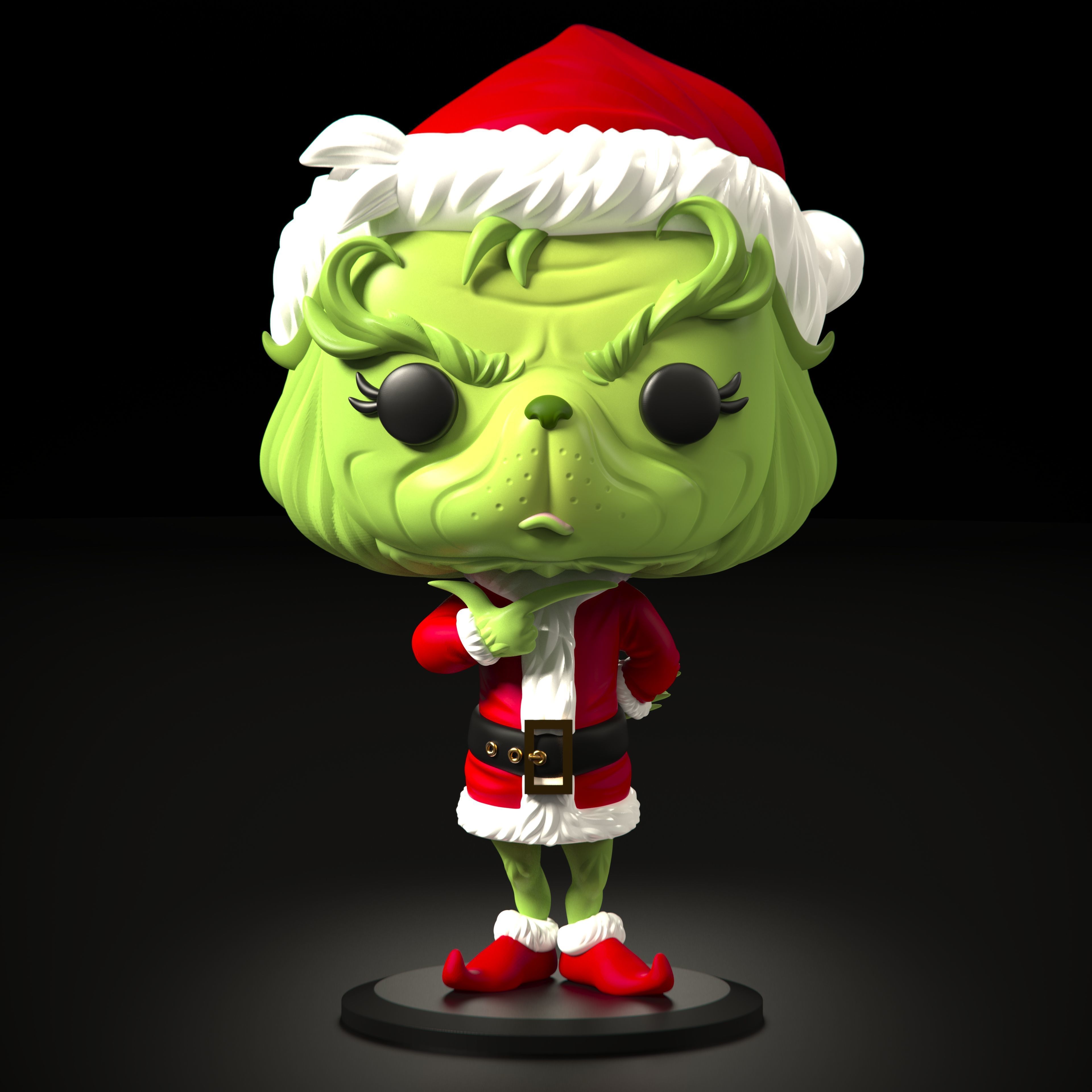 Grinch 3D print model_1