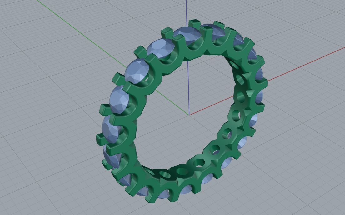 wedding ring 04 3D print model_5