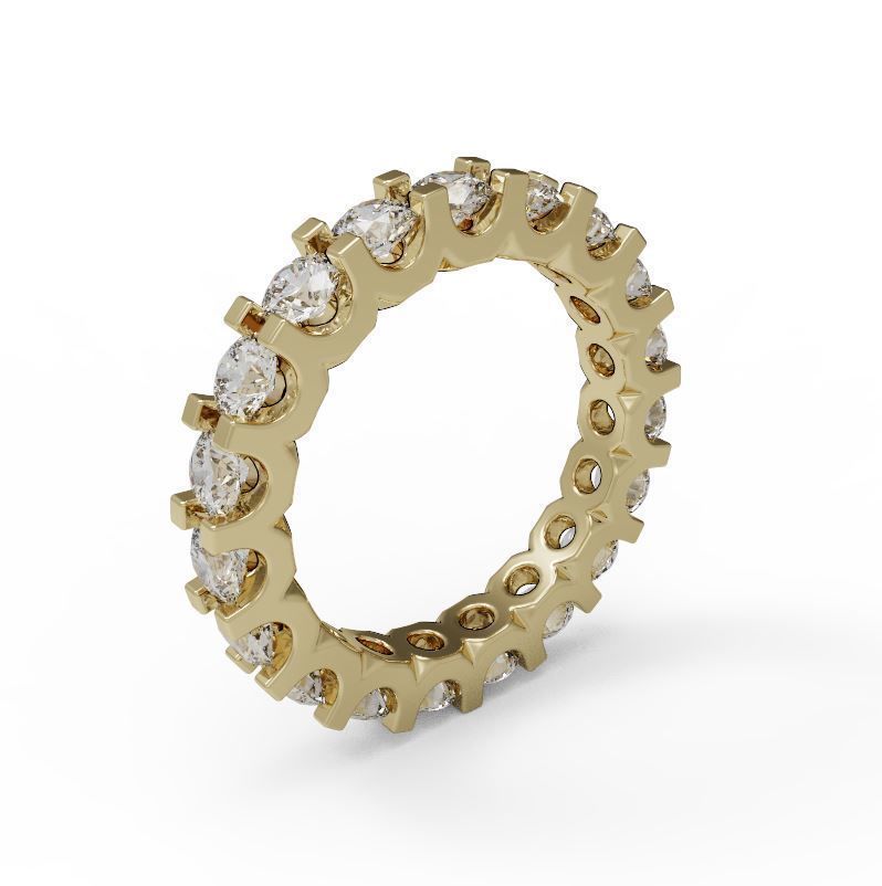 wedding ring 04 3D print model_4