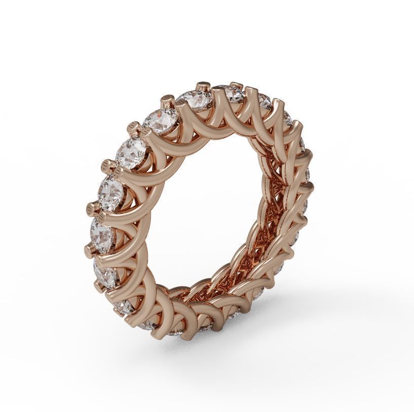 wedding ring 04 3D print model_3