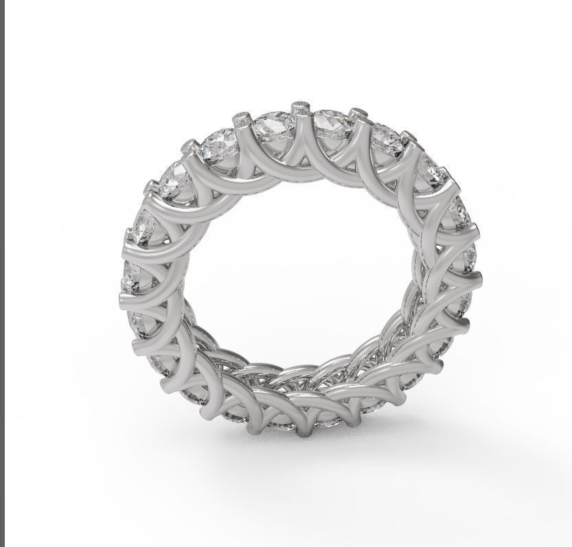 wedding ring 04 3D print model_4