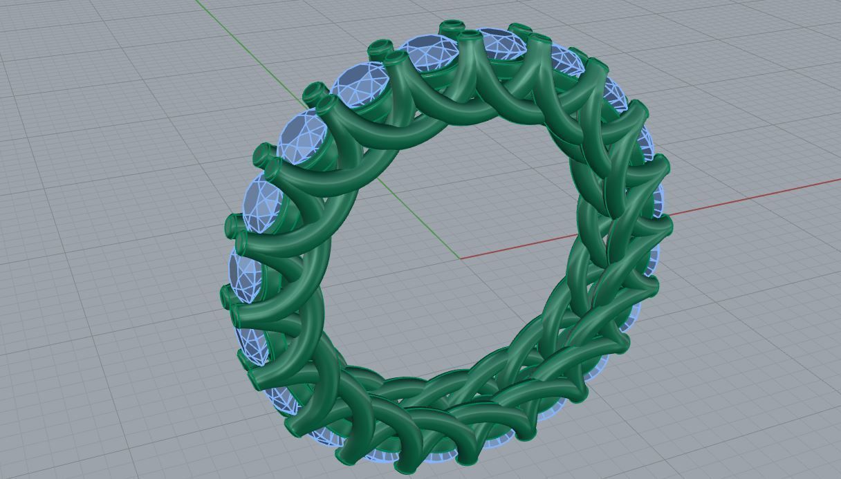 wedding ring 04 3D print model_1