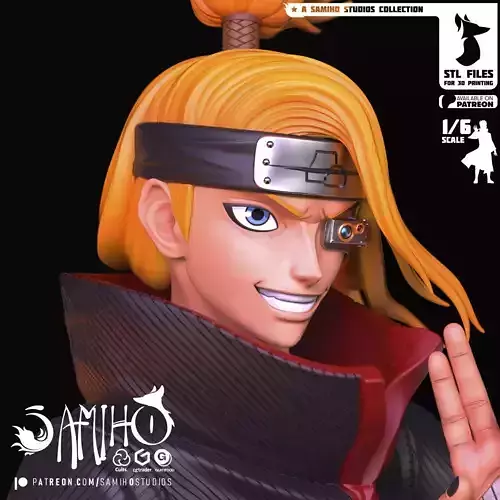 Samiho Studios - Deidara - STLs ready for printing 3D print model