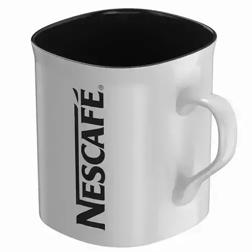 Nescafe Coffee Cup White