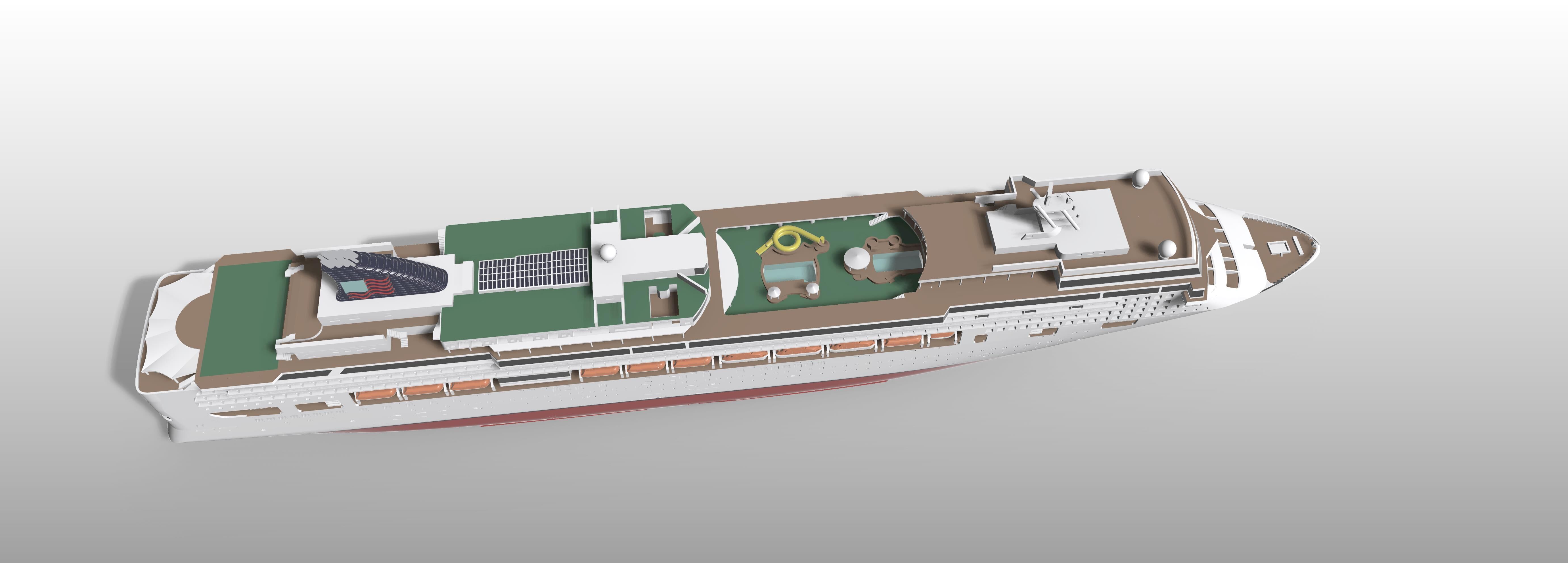 Pride of Hawaii NCL cruise ship printable model 3D print model_3