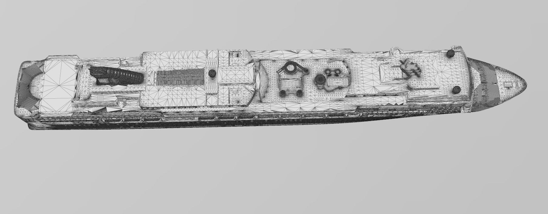 Pride of Hawaii NCL cruise ship printable model 3D print model_6