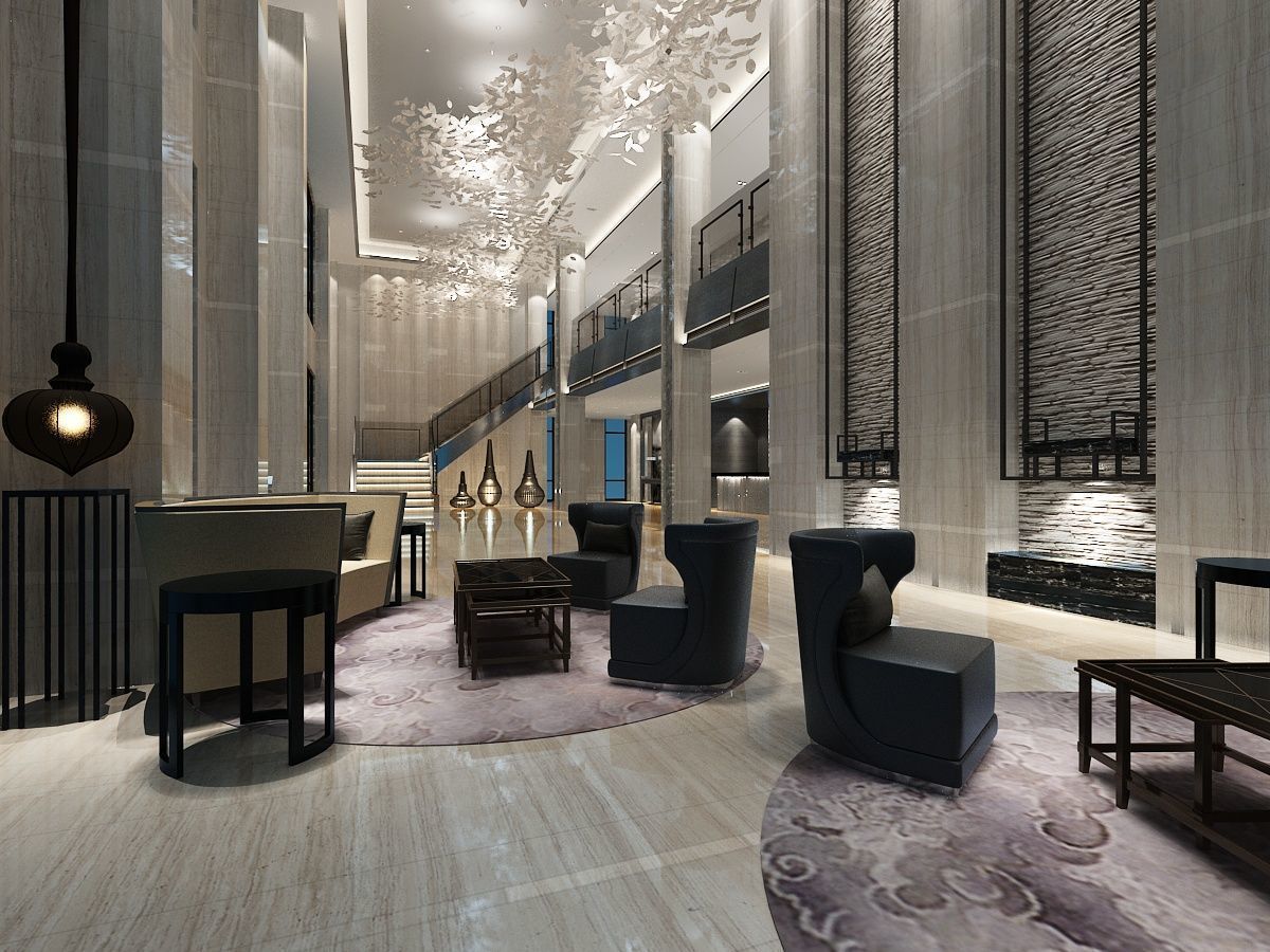 The Hotel Lobby 2 3D model_1