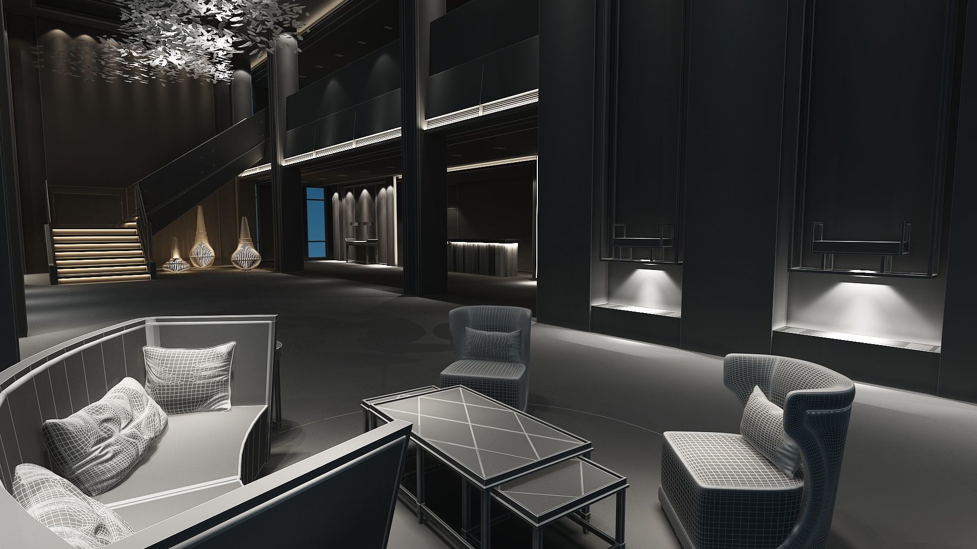 The Hotel Lobby 2 3D model_15