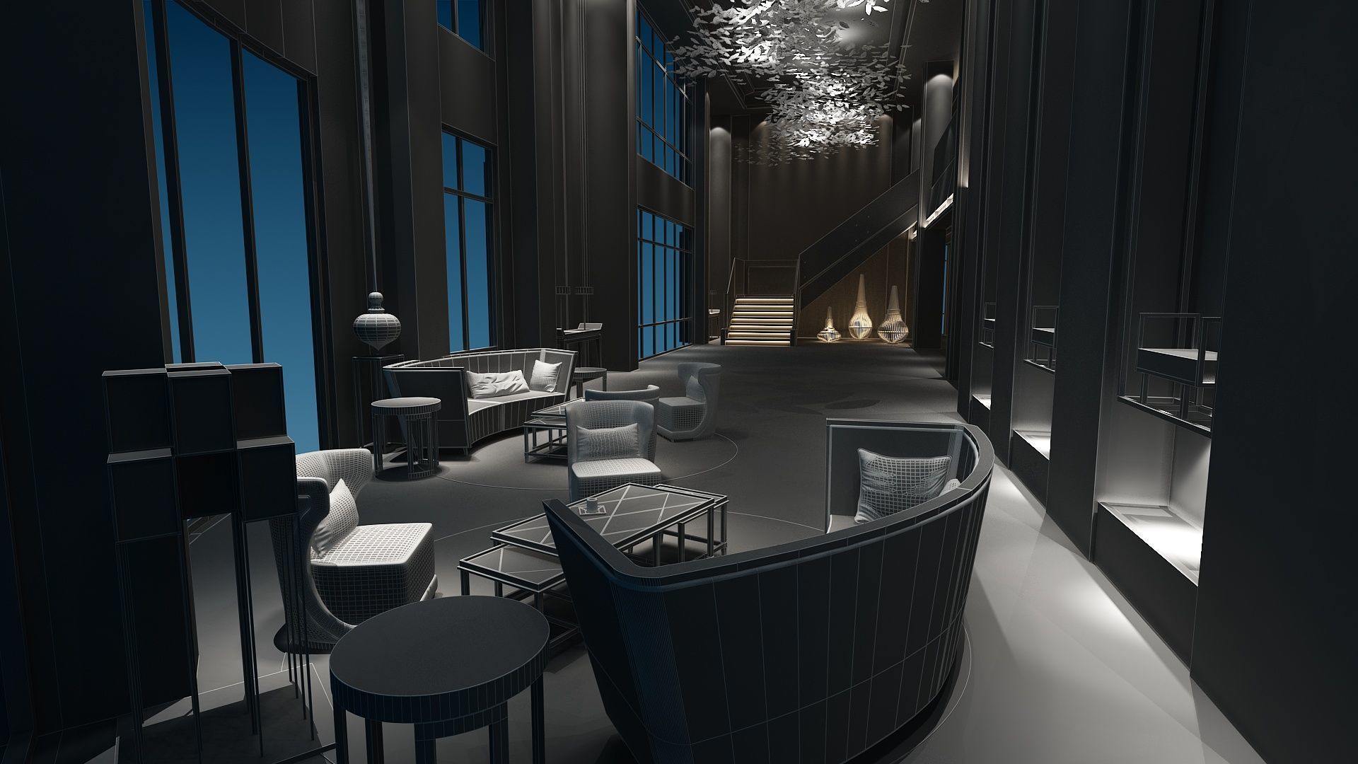 The Hotel Lobby 2 3D model_14