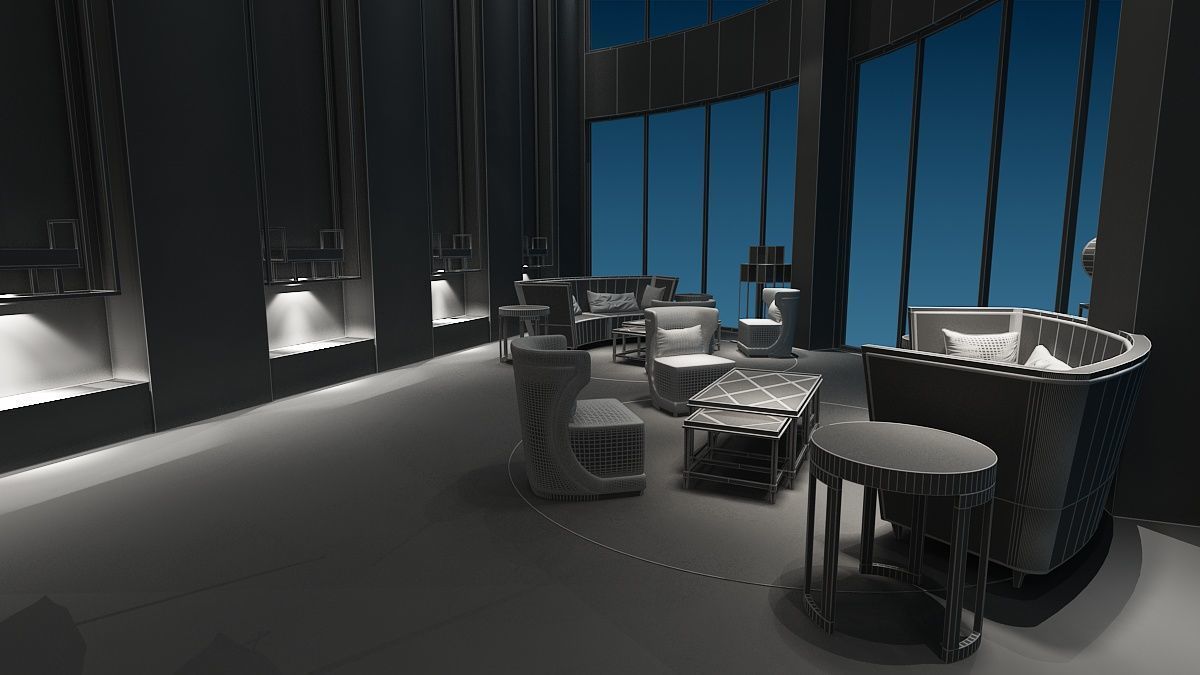 The Hotel Lobby 2 3D model_21