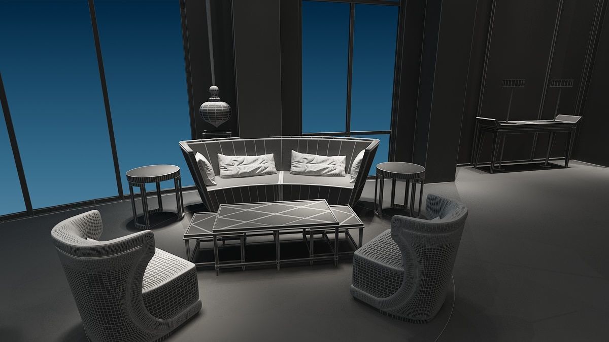 The Hotel Lobby 2 3D model_22