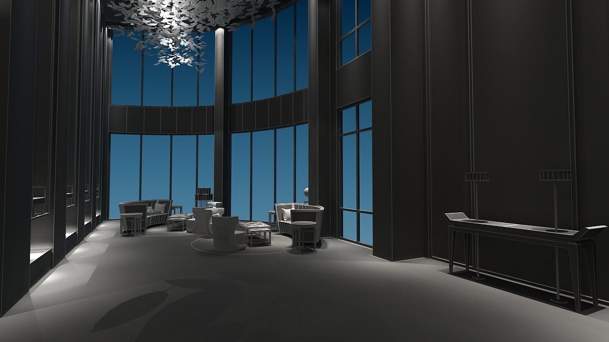 The Hotel Lobby 2 3D model_19