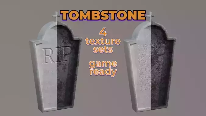 Old Dirty Tombstone Cross christian tomb