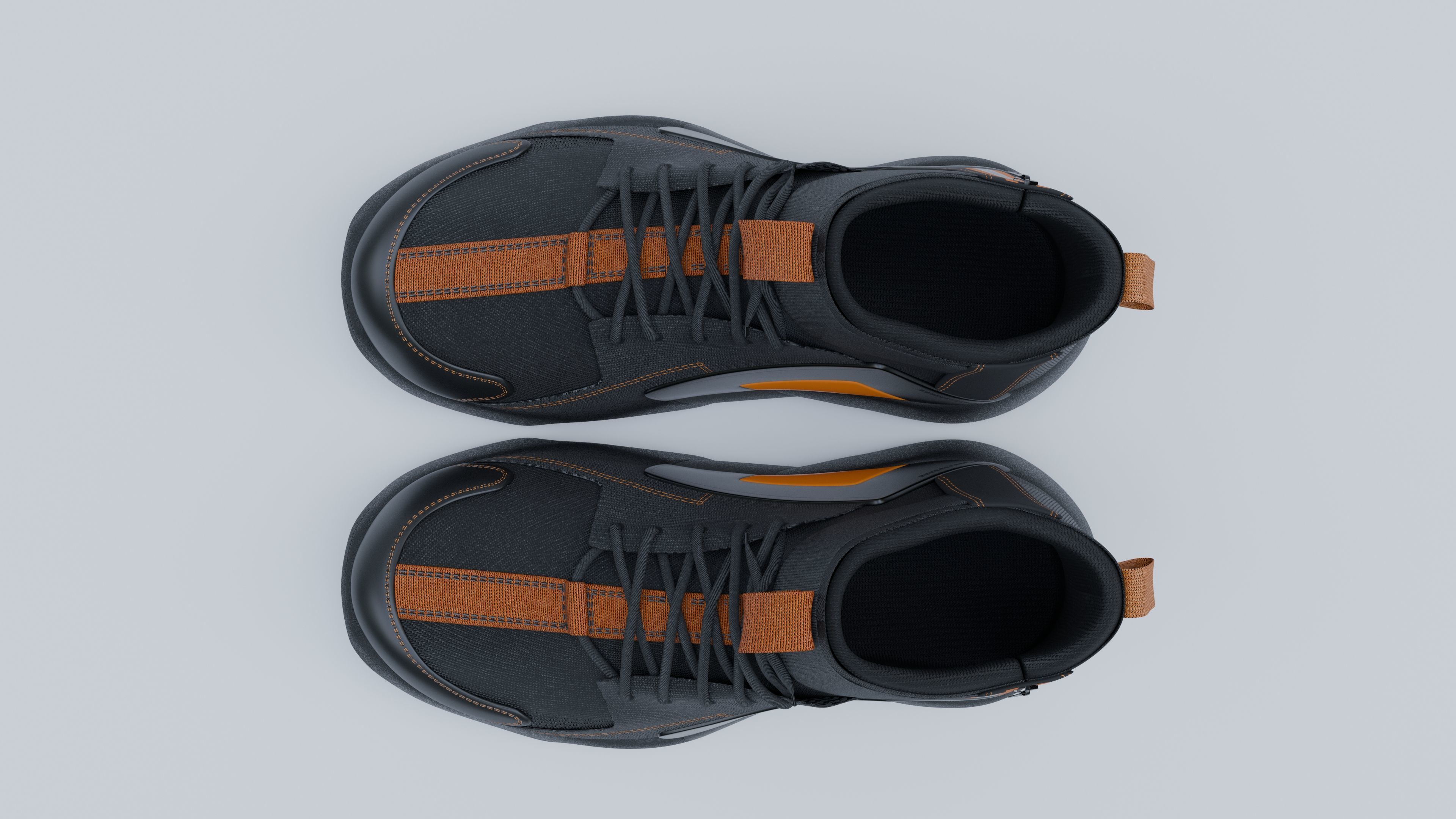 Sneakers Low-poly 3D model_5