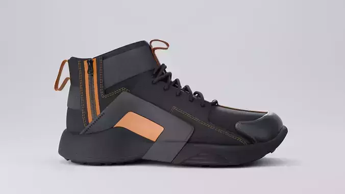 Sneakers Low-poly 3D model
