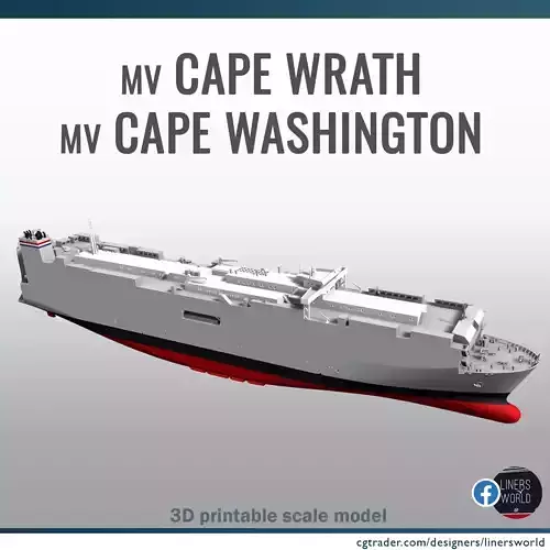 US Ready Reserve Force MV CAPE WRATH or CAPE WASHINGTON 3D print model