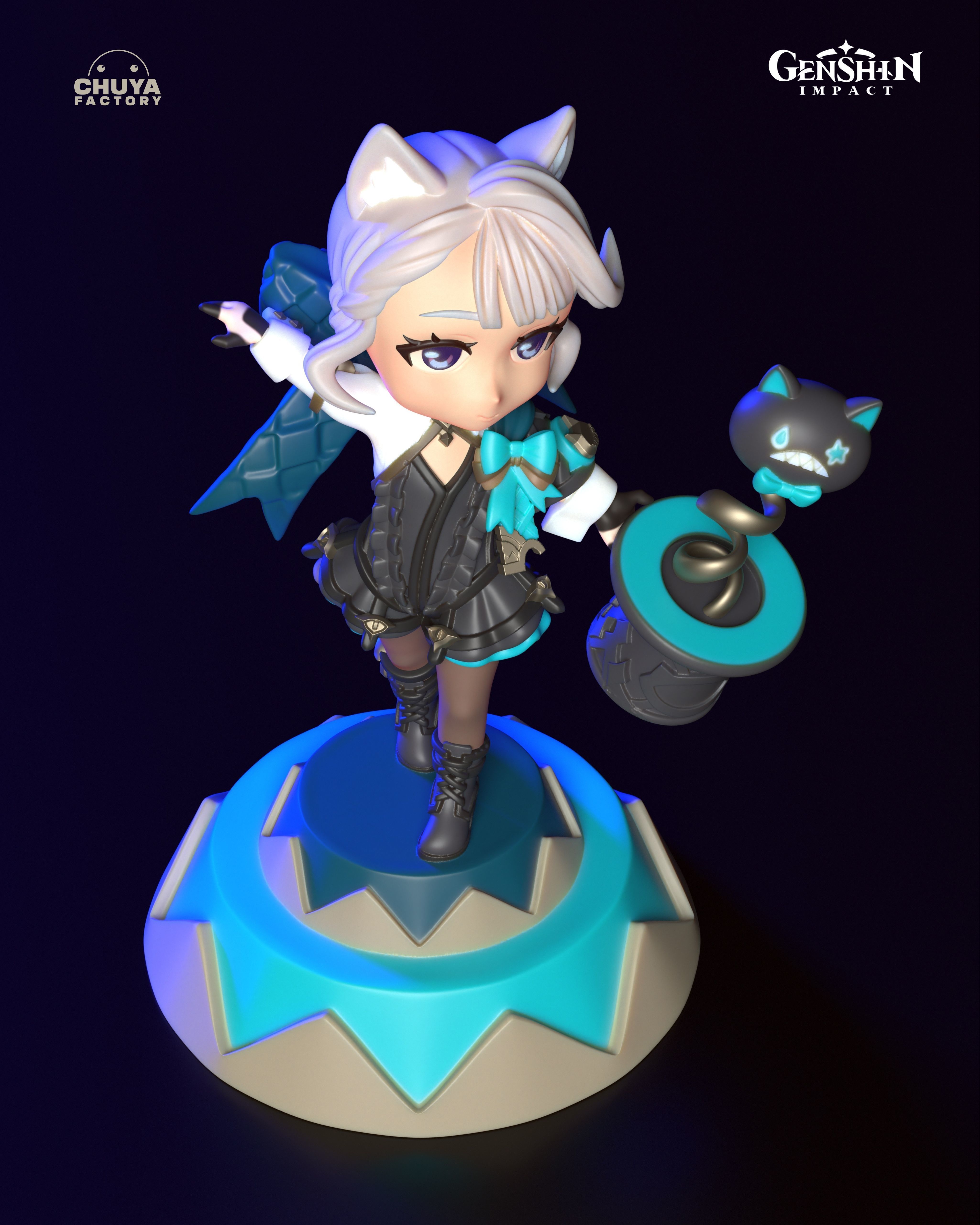 Lynette - Genshin Impact 3D print model_11