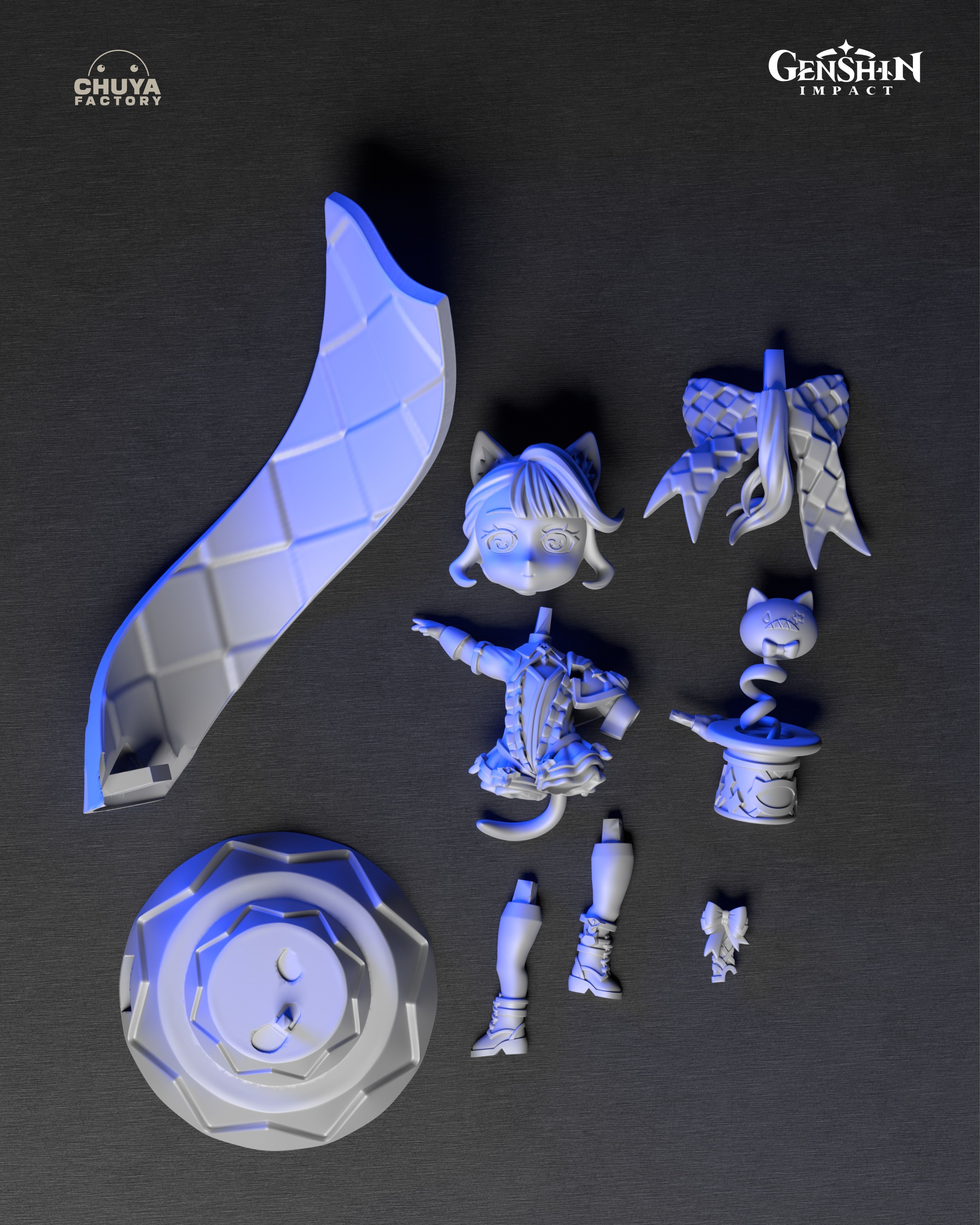 Lynette - Genshin Impact 3D print model_8