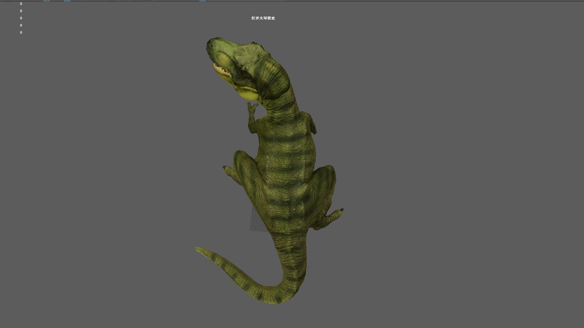 dinosaur Low-poly 3D model_4
