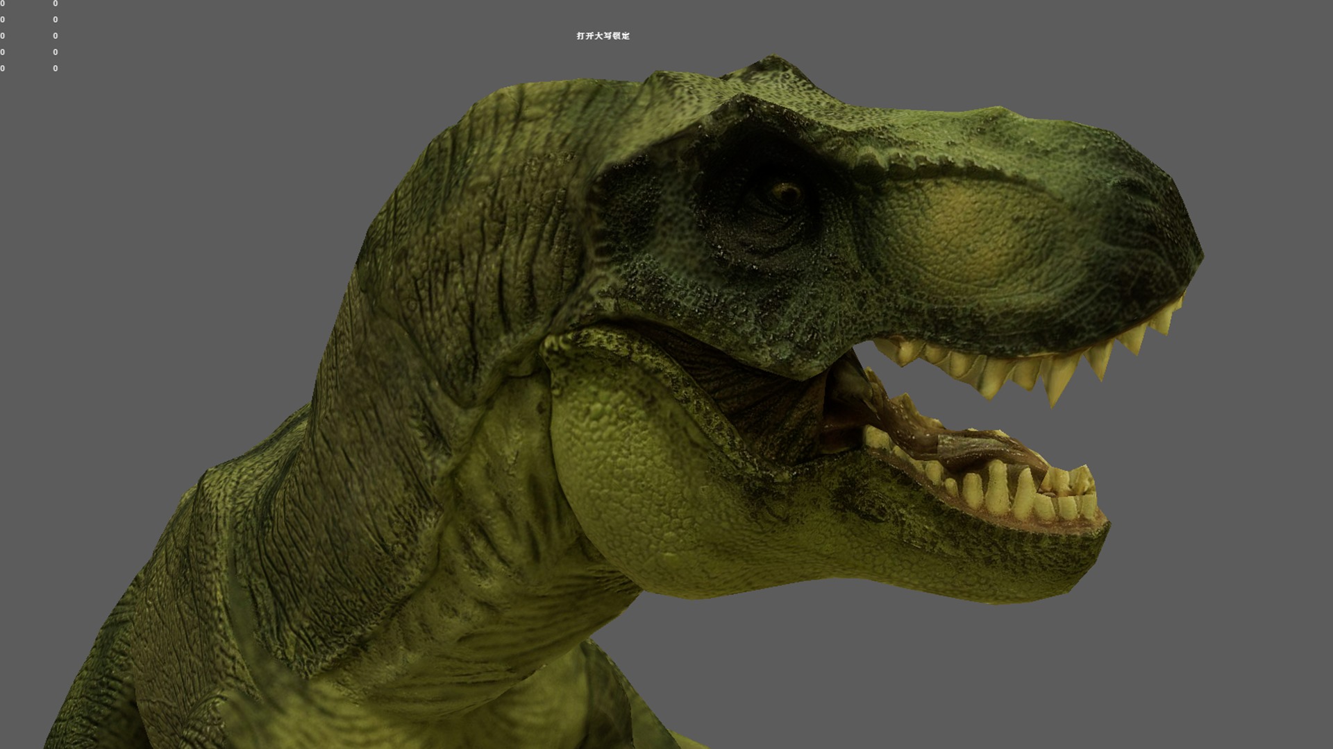 dinosaur Low-poly 3D model_5