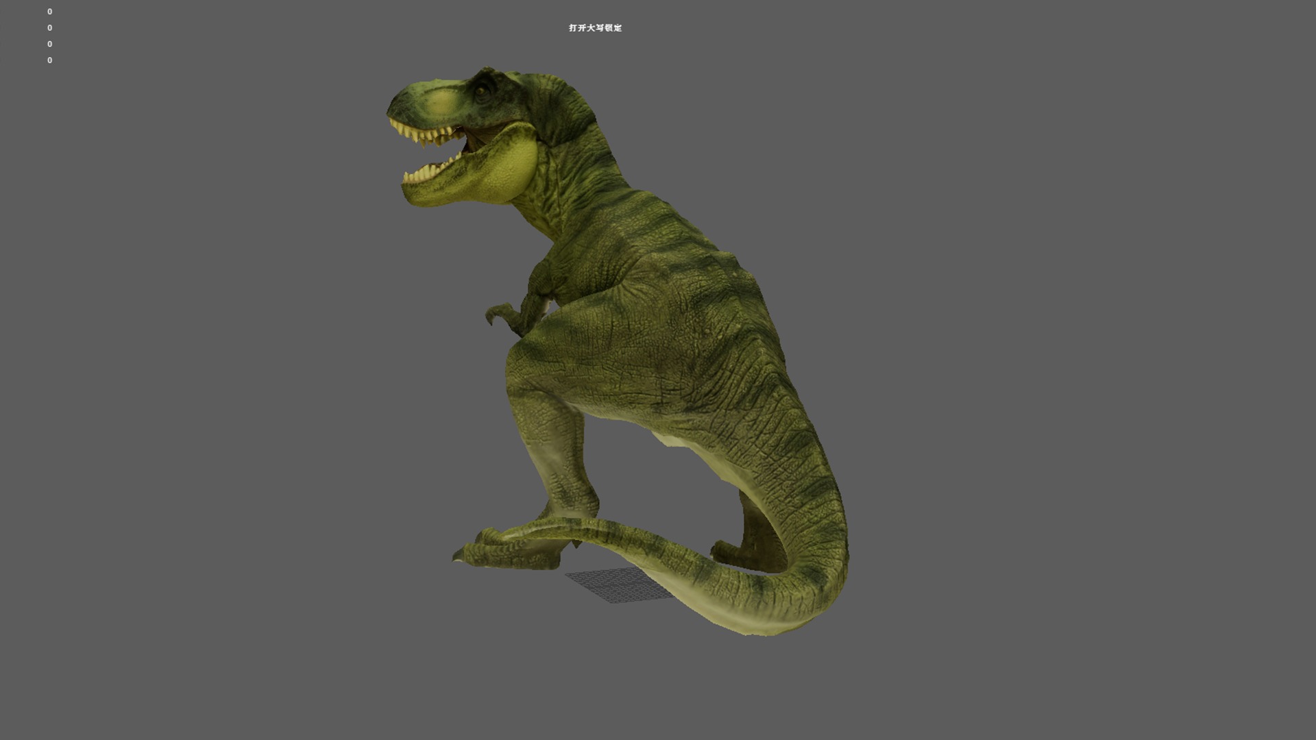 dinosaur Low-poly 3D model_3