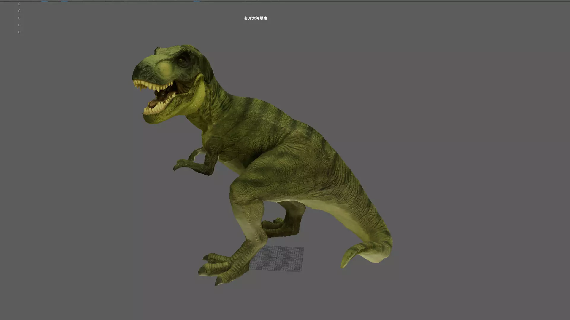 dinosaur Low-poly 3D model_0