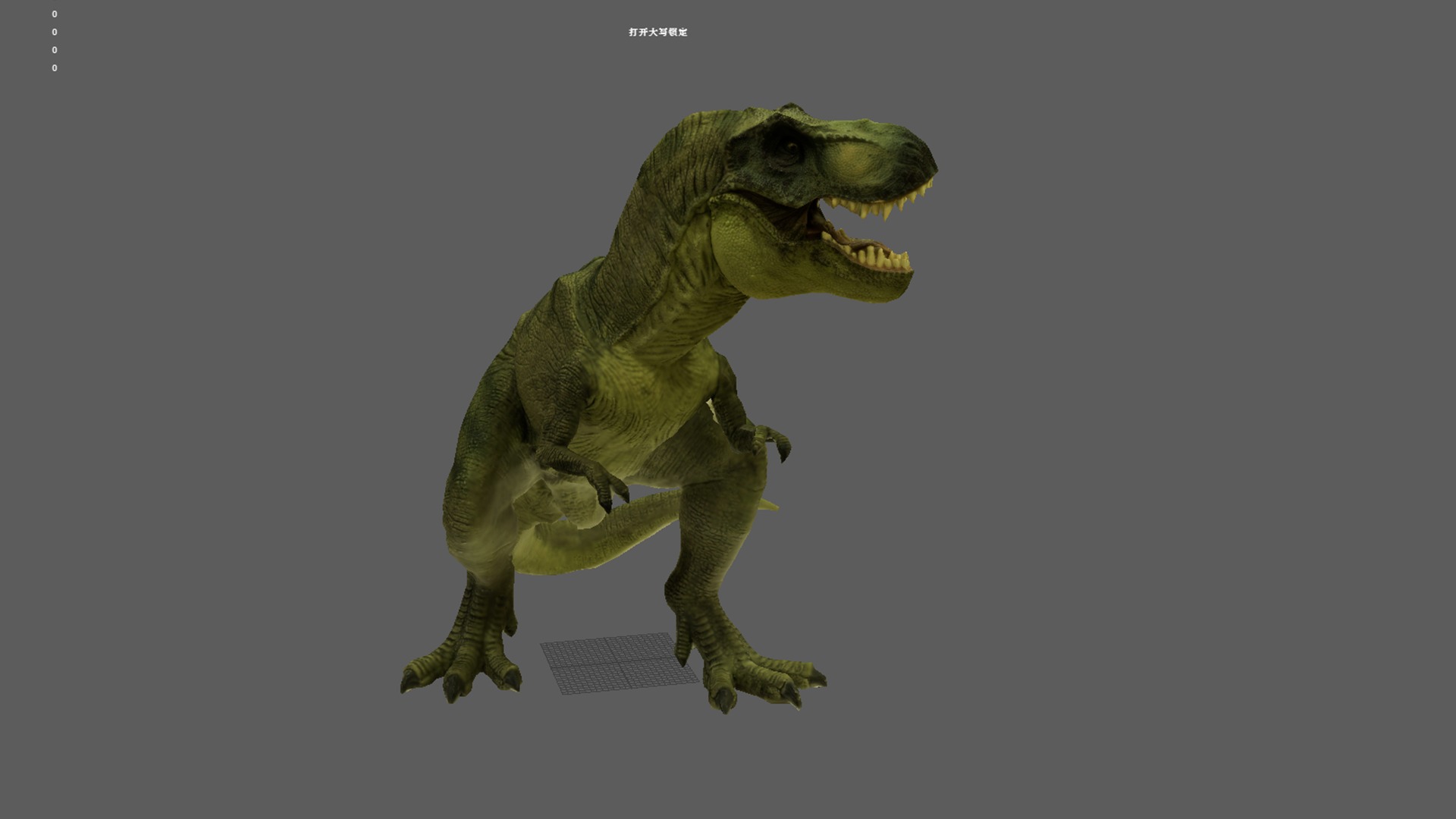 dinosaur Low-poly 3D model_1