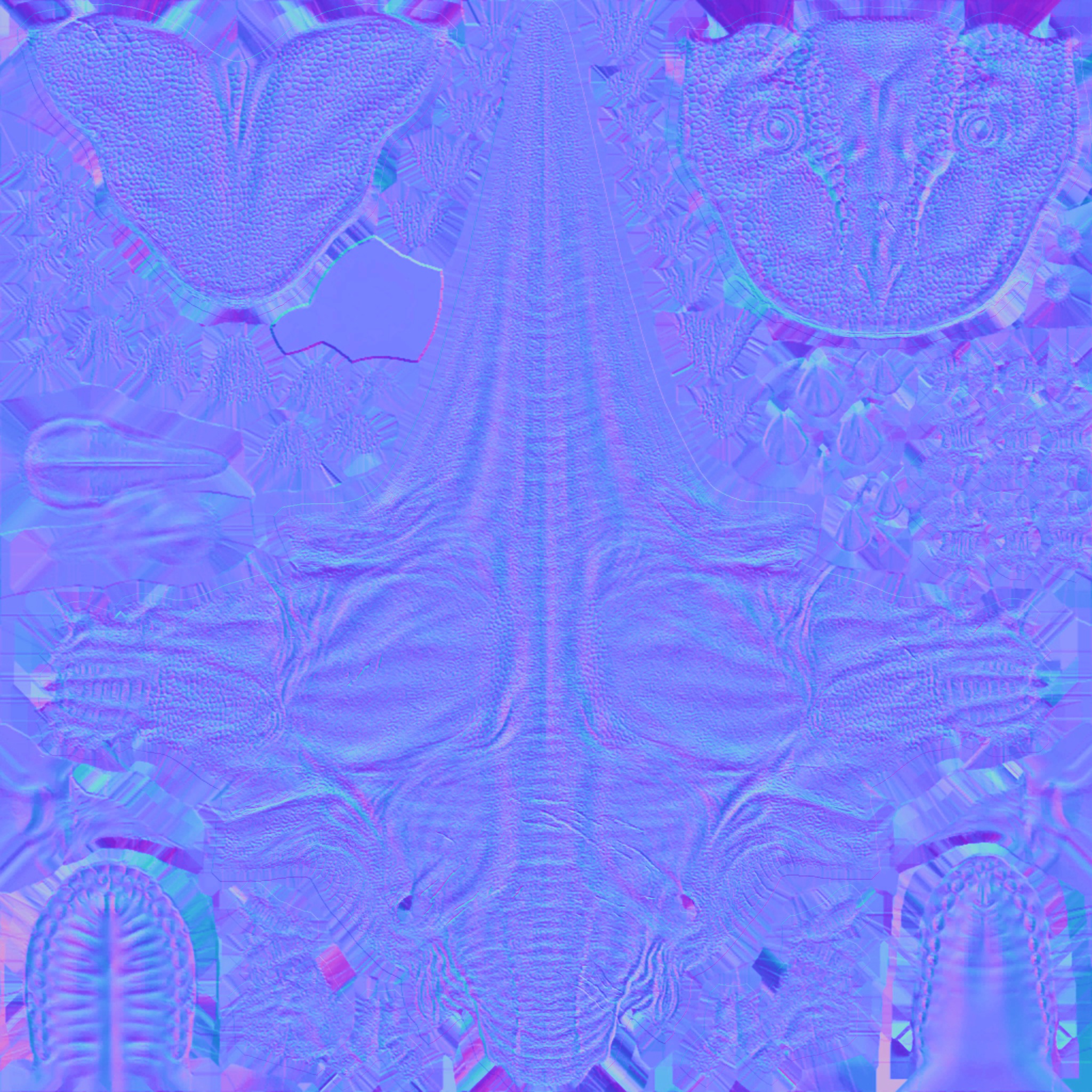 dinosaur Low-poly 3D model_9