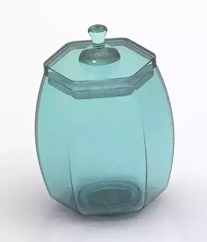 Hexagonal Storage Jar 3D print model
