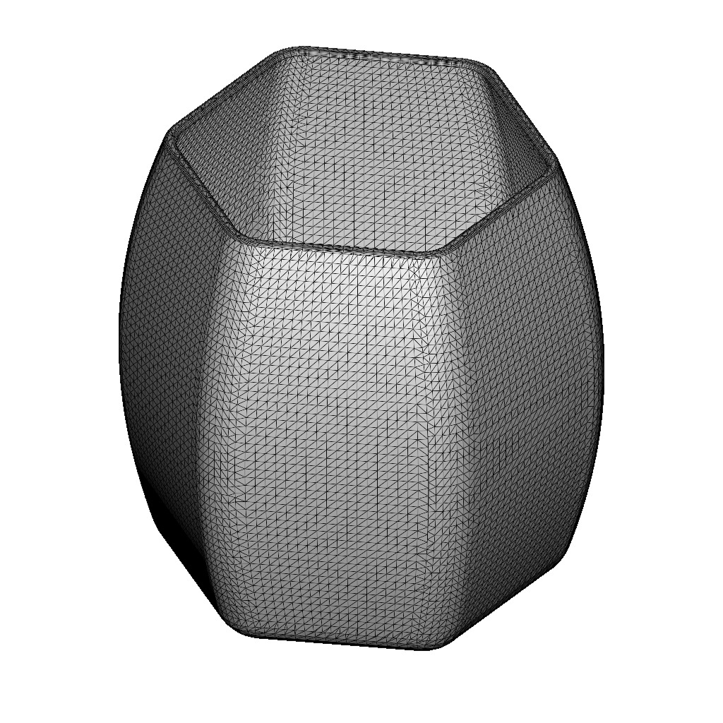 Hexagonal Storage Jar 3D print model_4