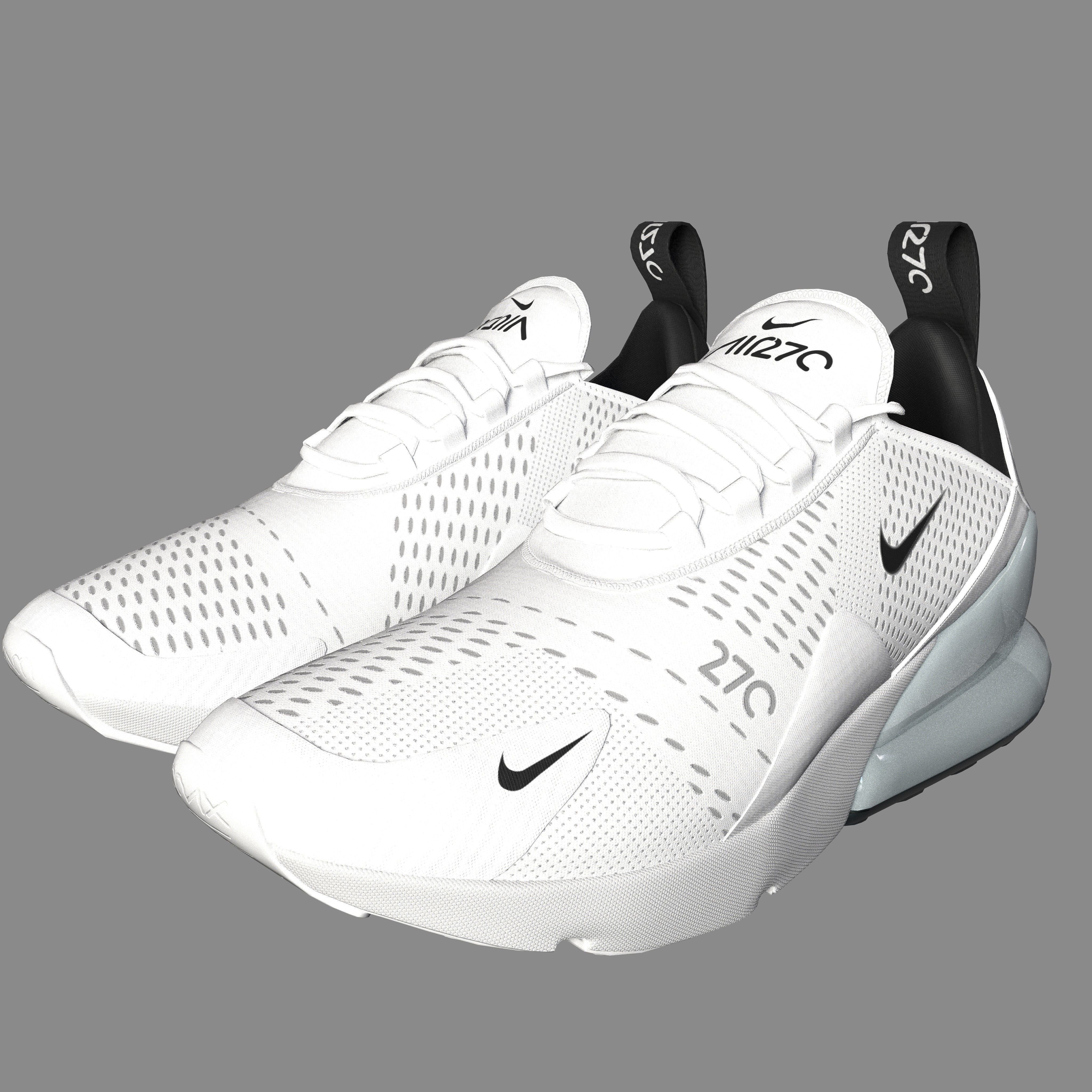 Nike Air 270 Low-poly 3D model_1