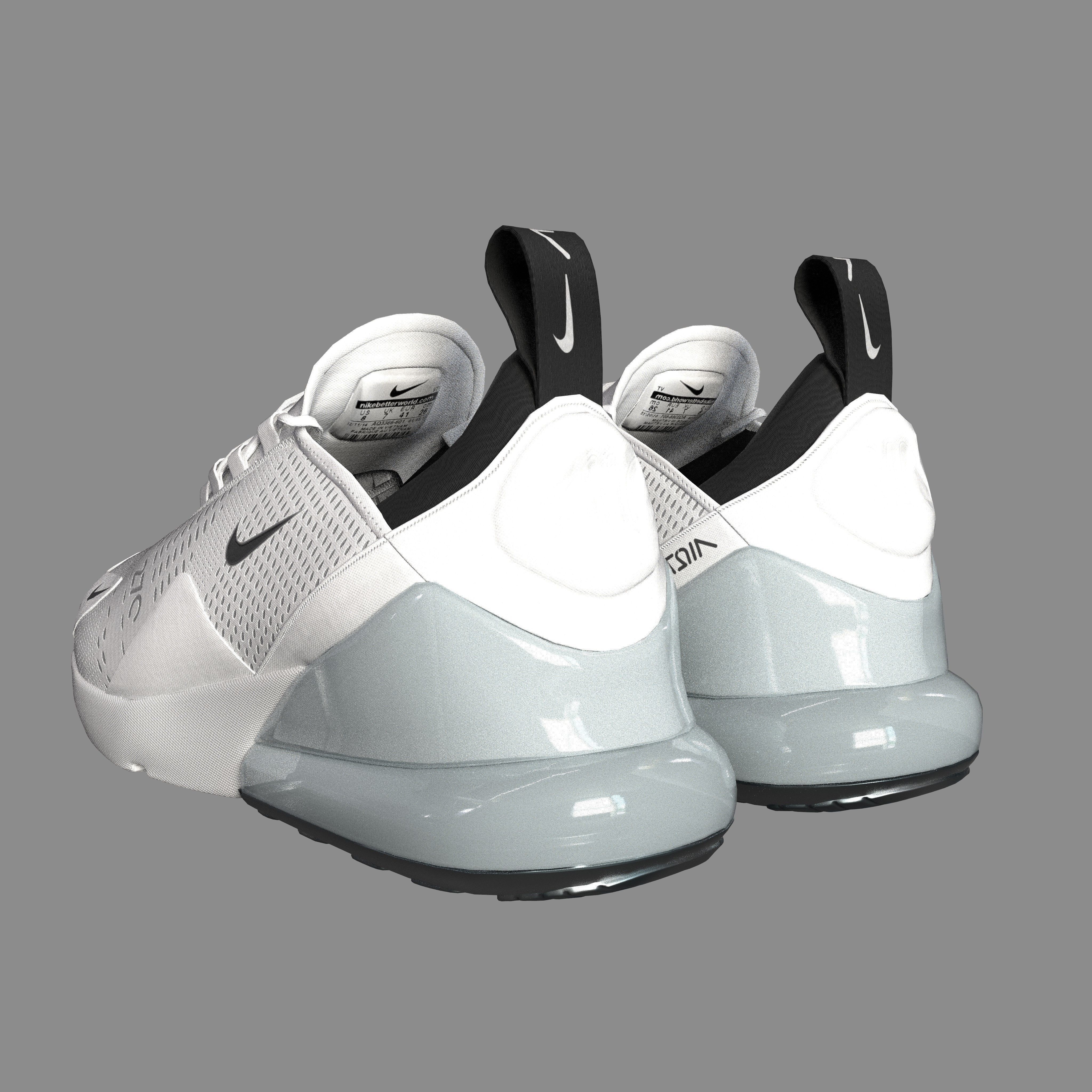Nike Air 270 Low-poly 3D model_2