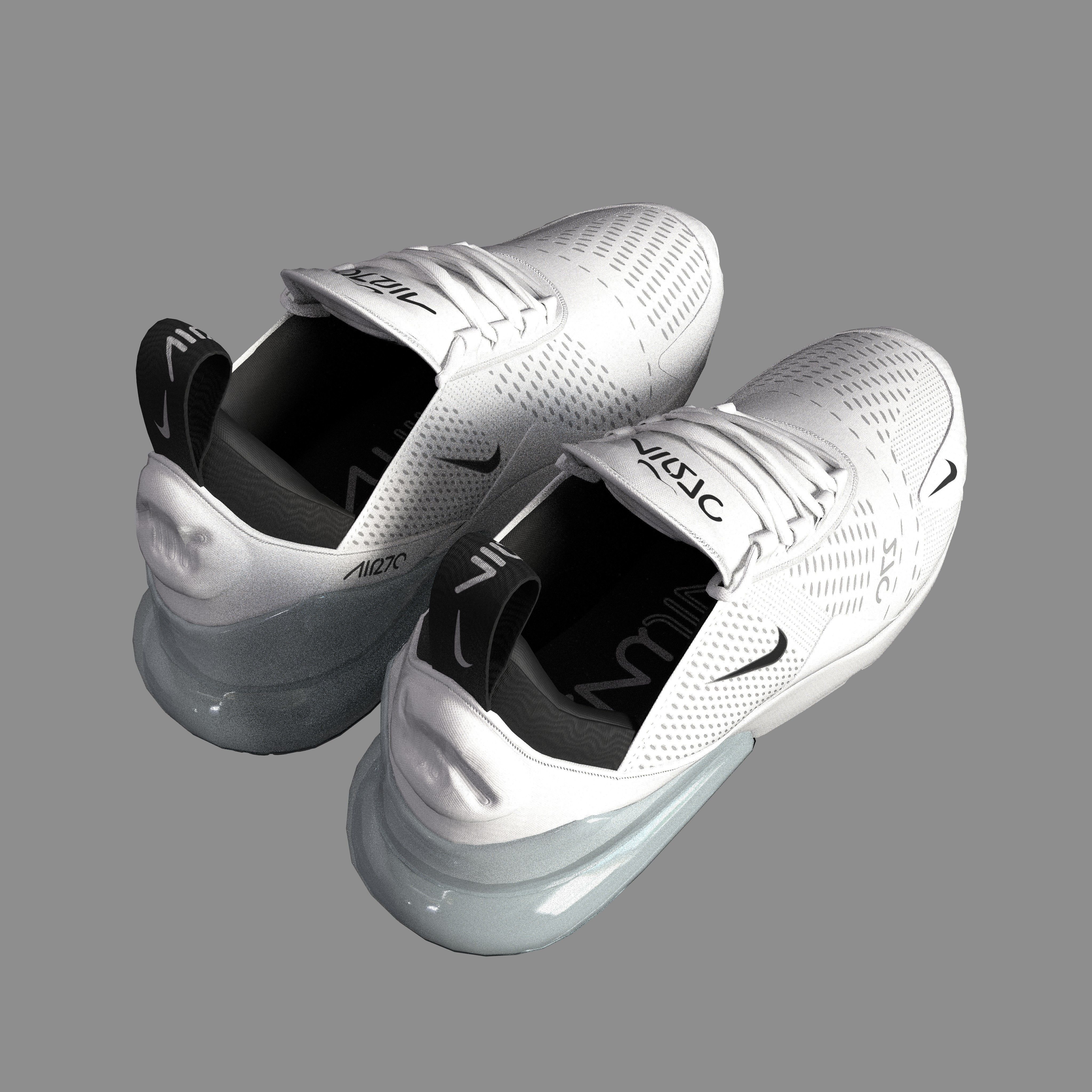 Nike Air 270 Low-poly 3D model_3