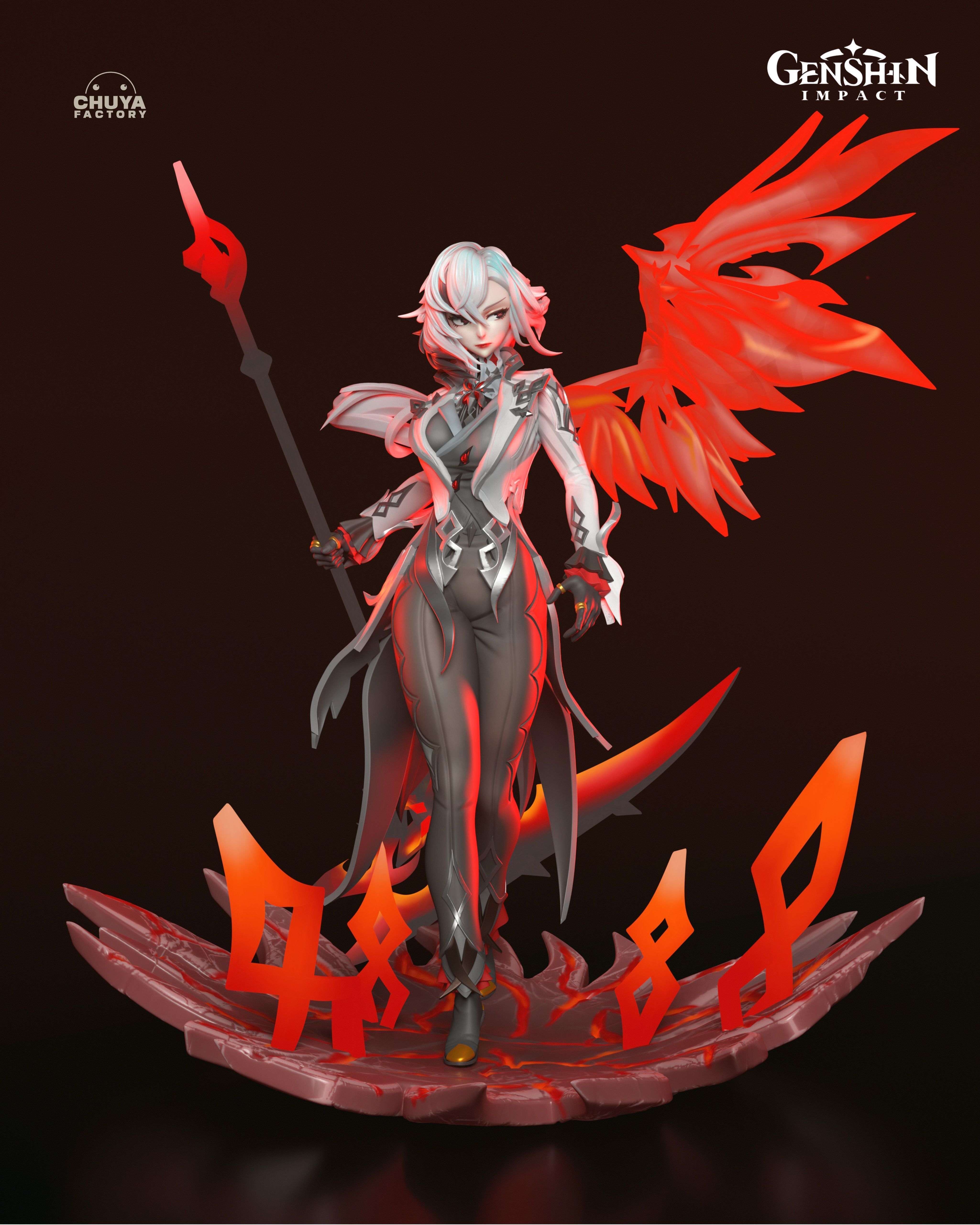 Arlecchino - Genshin Impact 3D print model_2