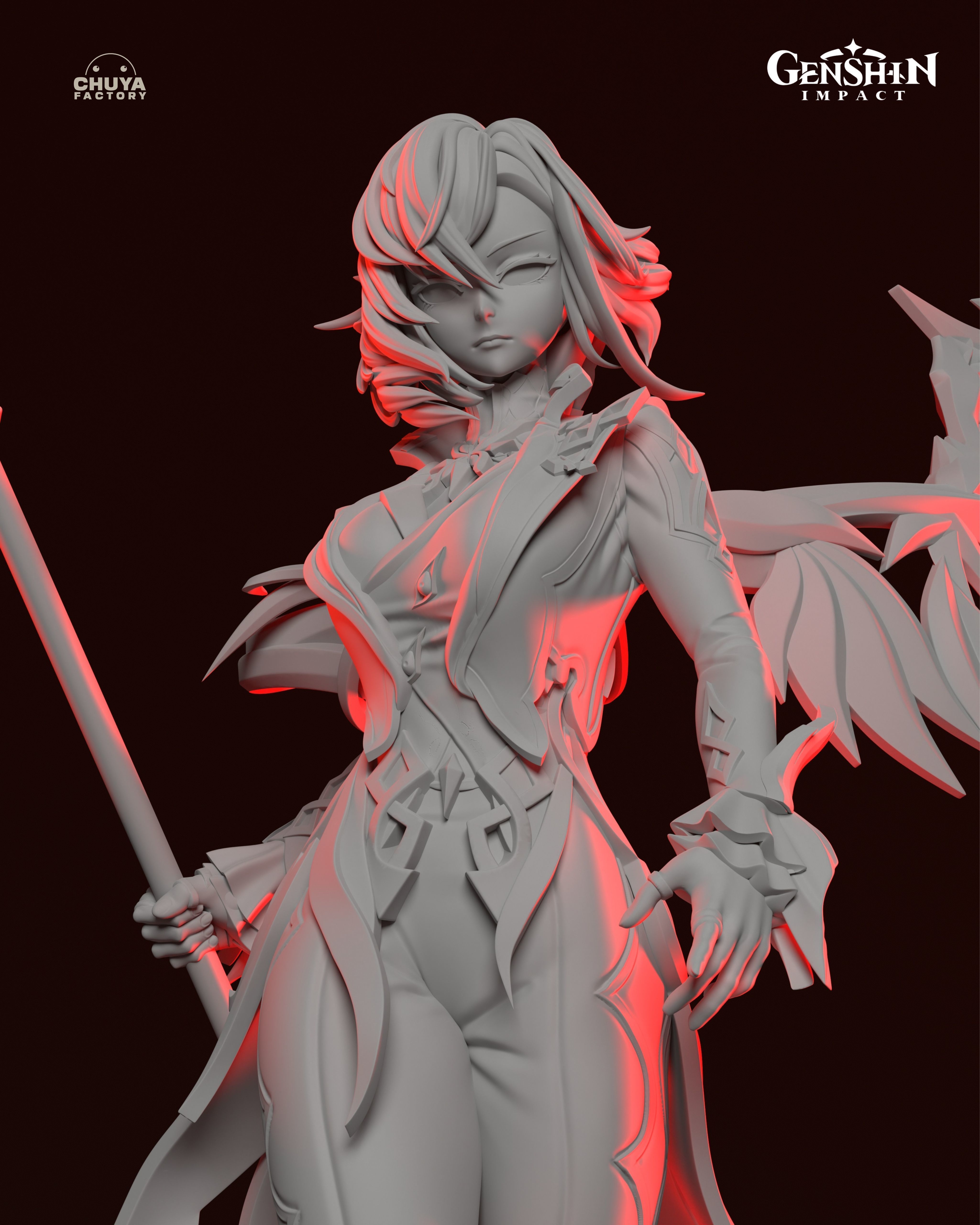 Arlecchino - Genshin Impact 3D print model_3