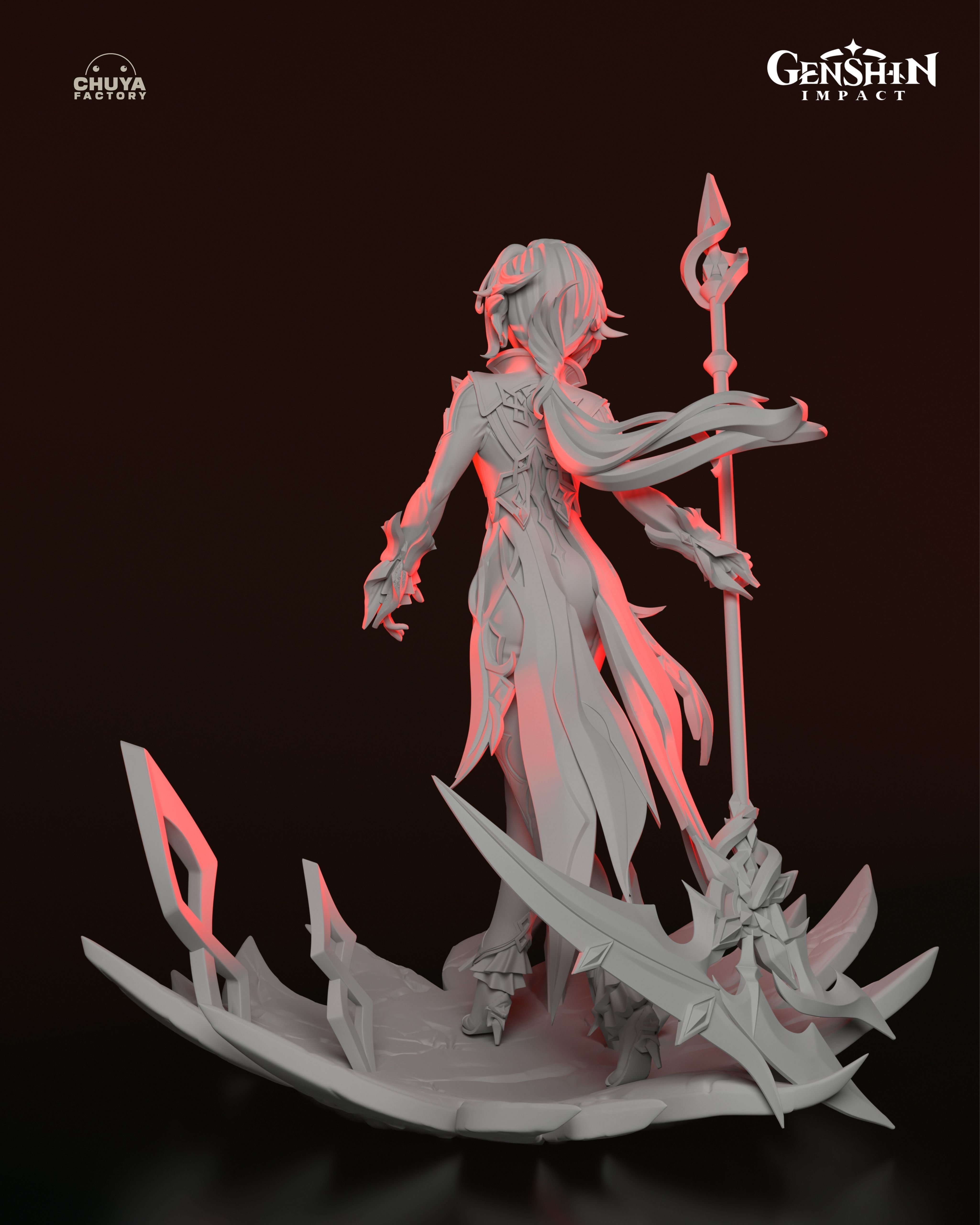 Arlecchino - Genshin Impact 3D print model_12