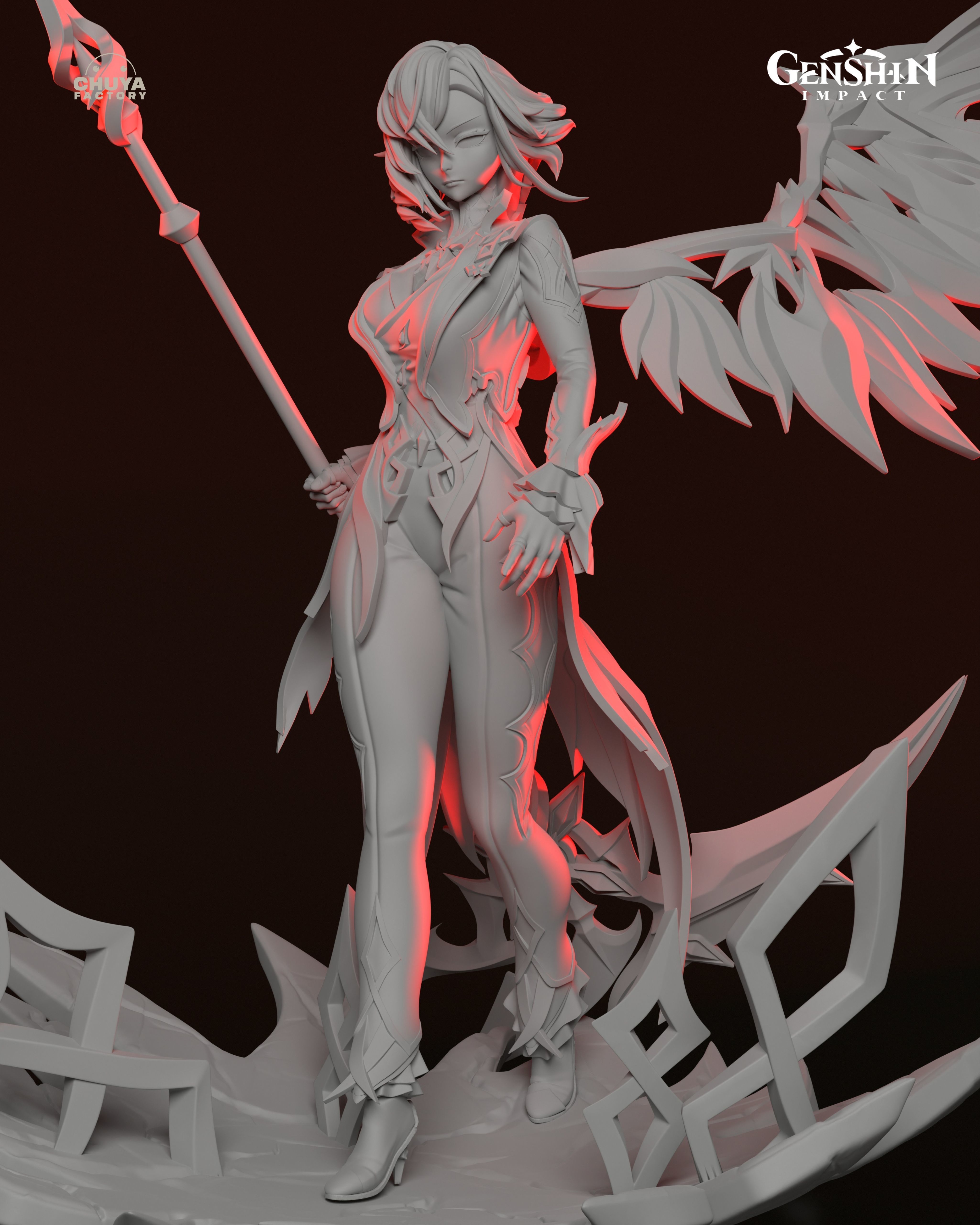 Arlecchino - Genshin Impact 3D print model_6