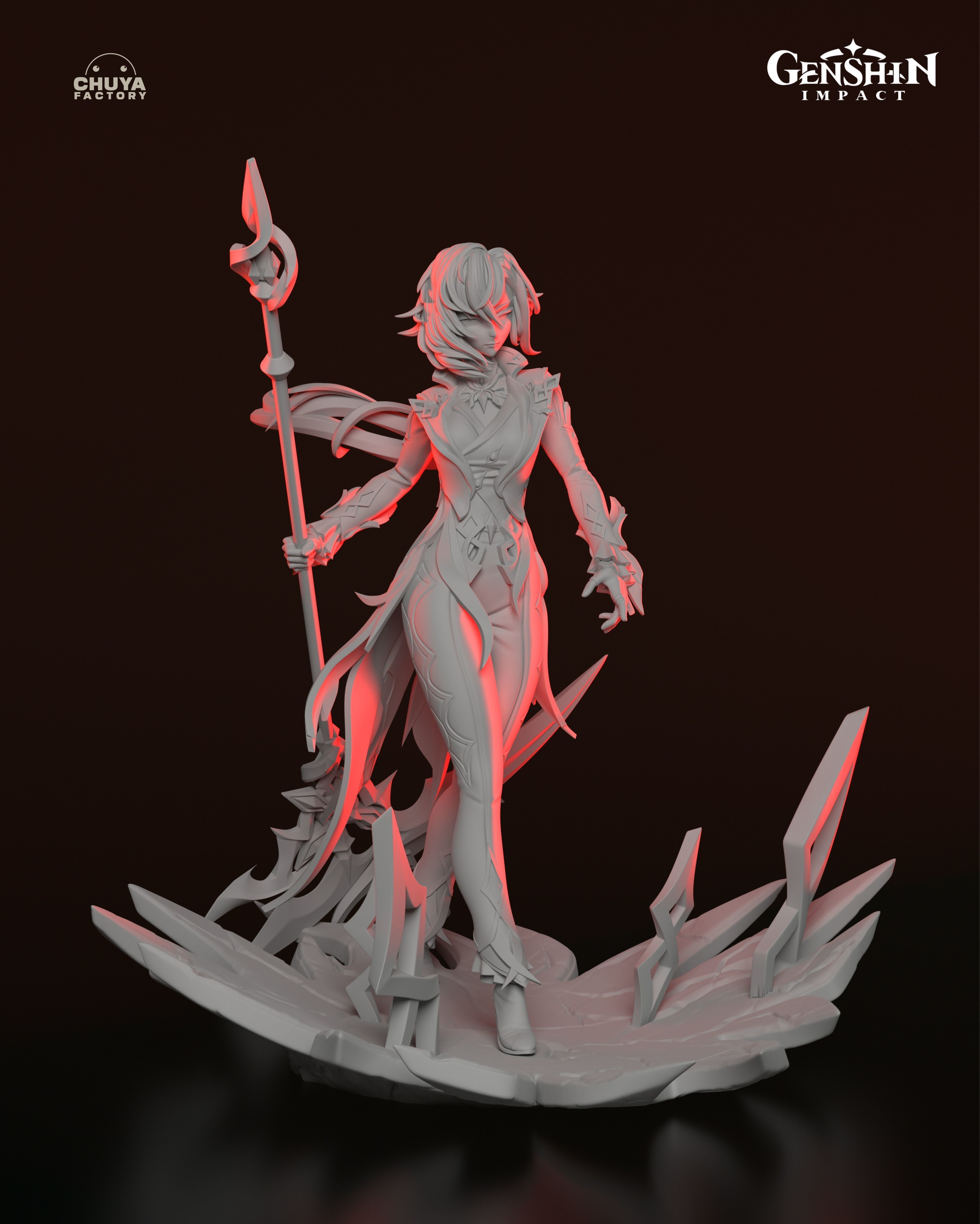 Arlecchino - Genshin Impact 3D print model_14