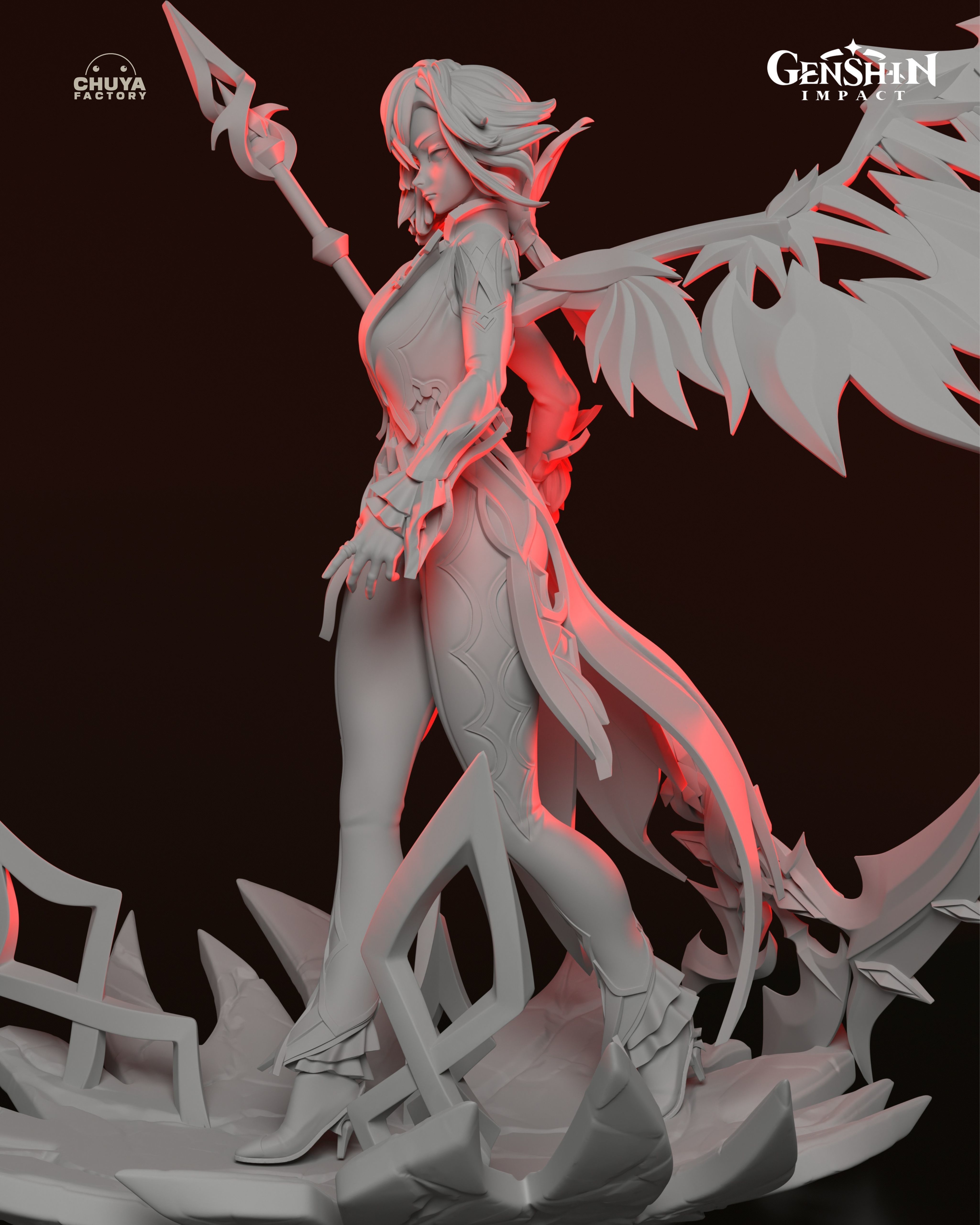 Arlecchino - Genshin Impact 3D print model_7