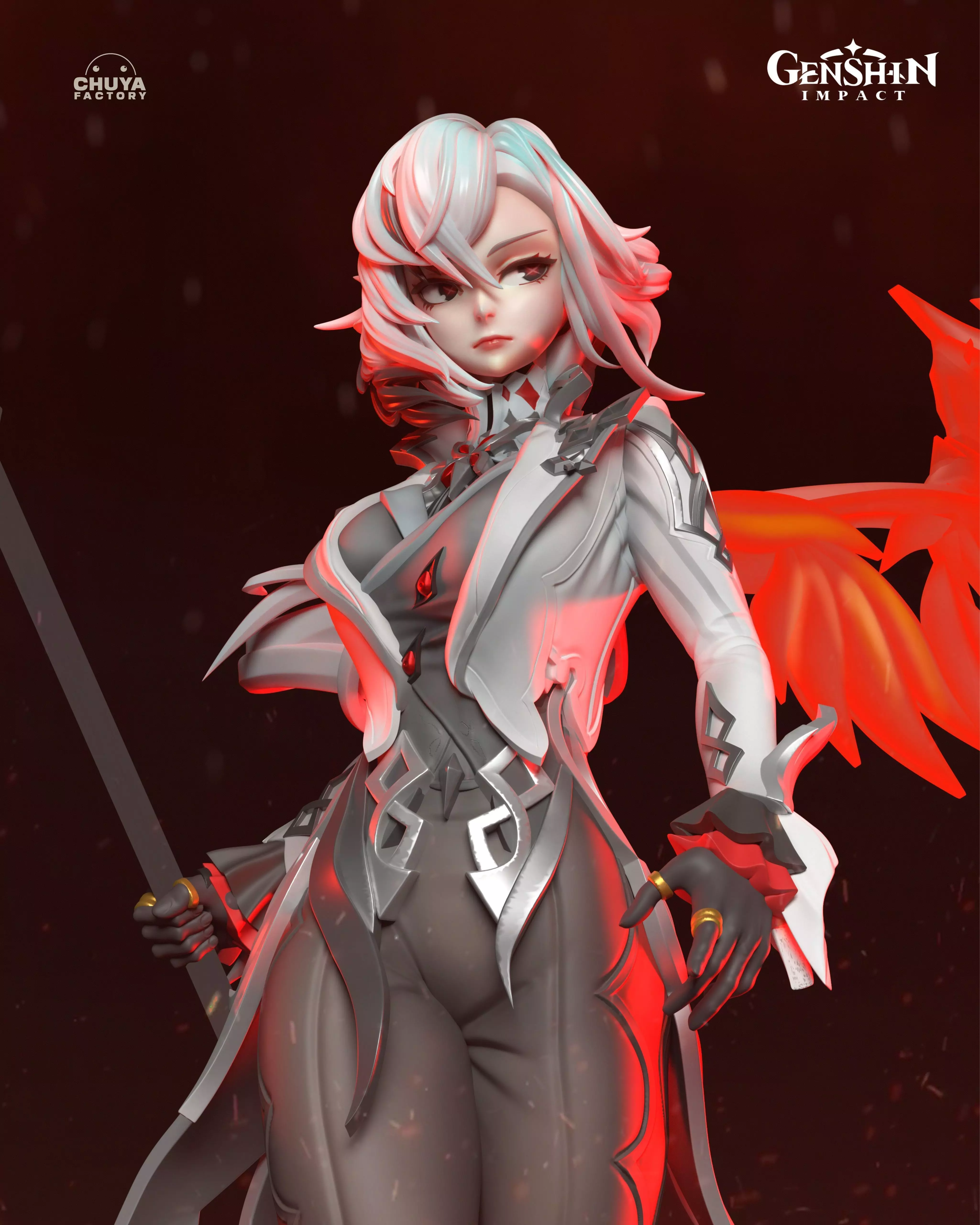 Arlecchino - Genshin Impact 3D print model_0