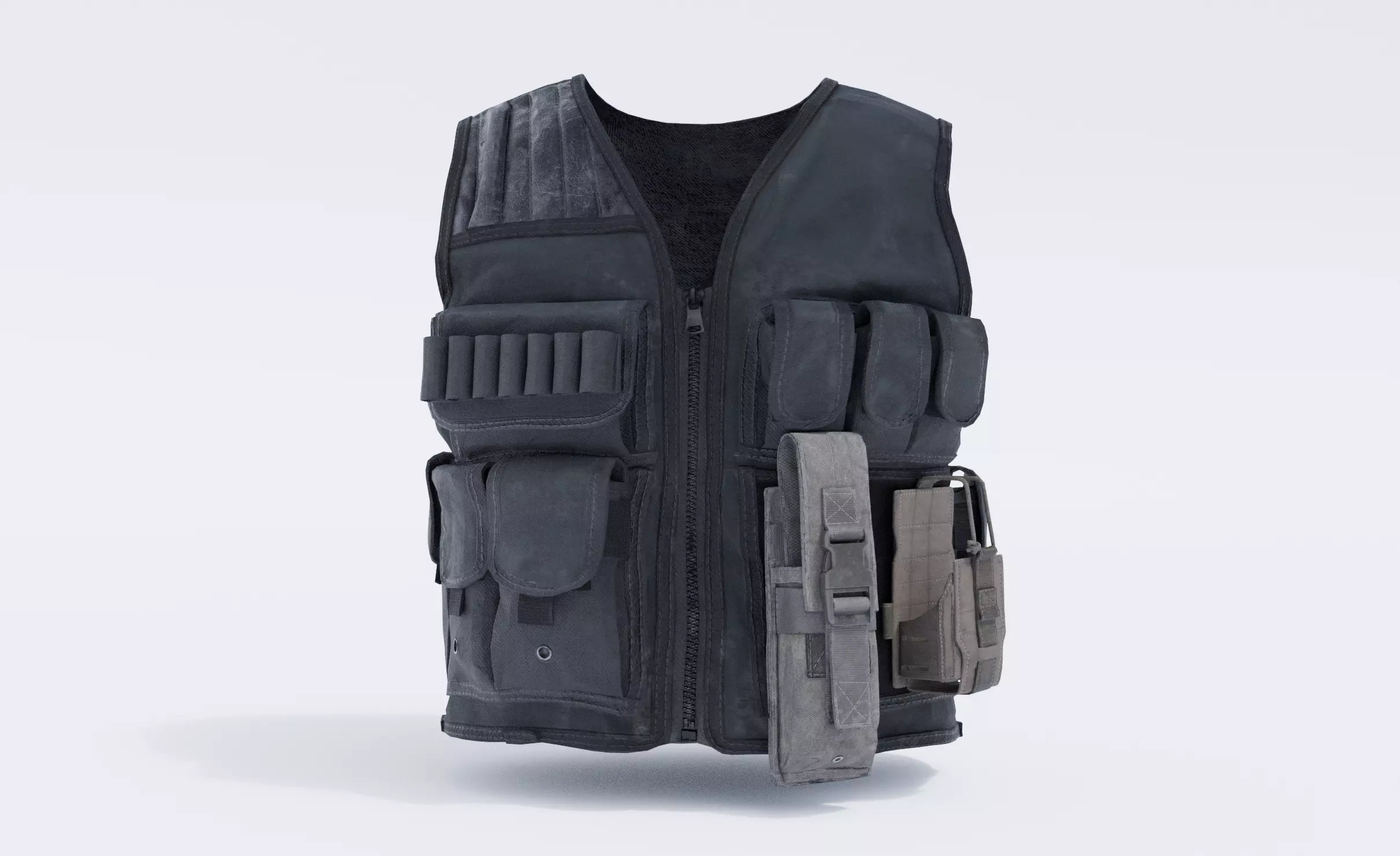 Game-Ready 3D Model of a Tactical Vest Low-poly 3D model