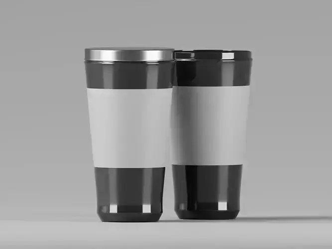 Stainless Steel Drinking Mug 3D Model