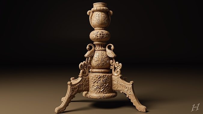 Vintage Pillar  3D print model