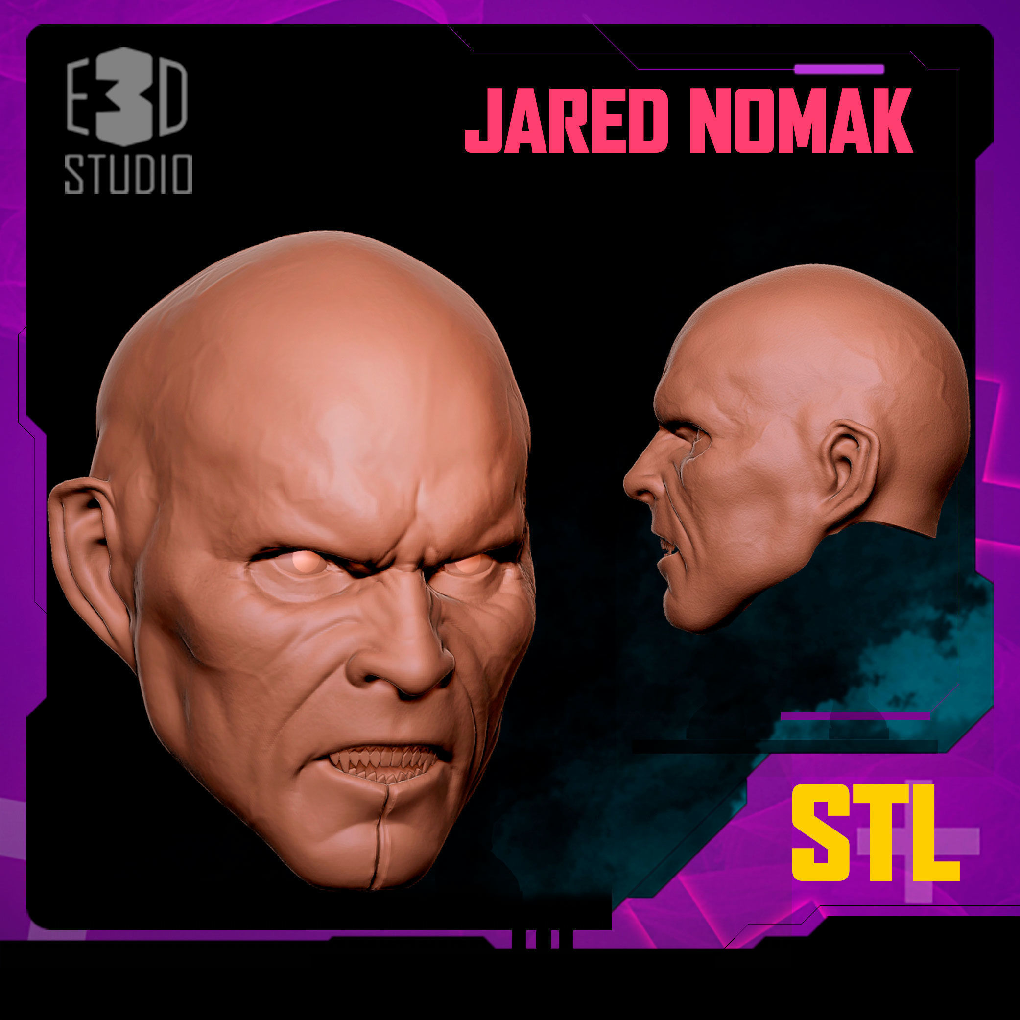 JARED NOMAK - BLADE HEAD 3D print model_1