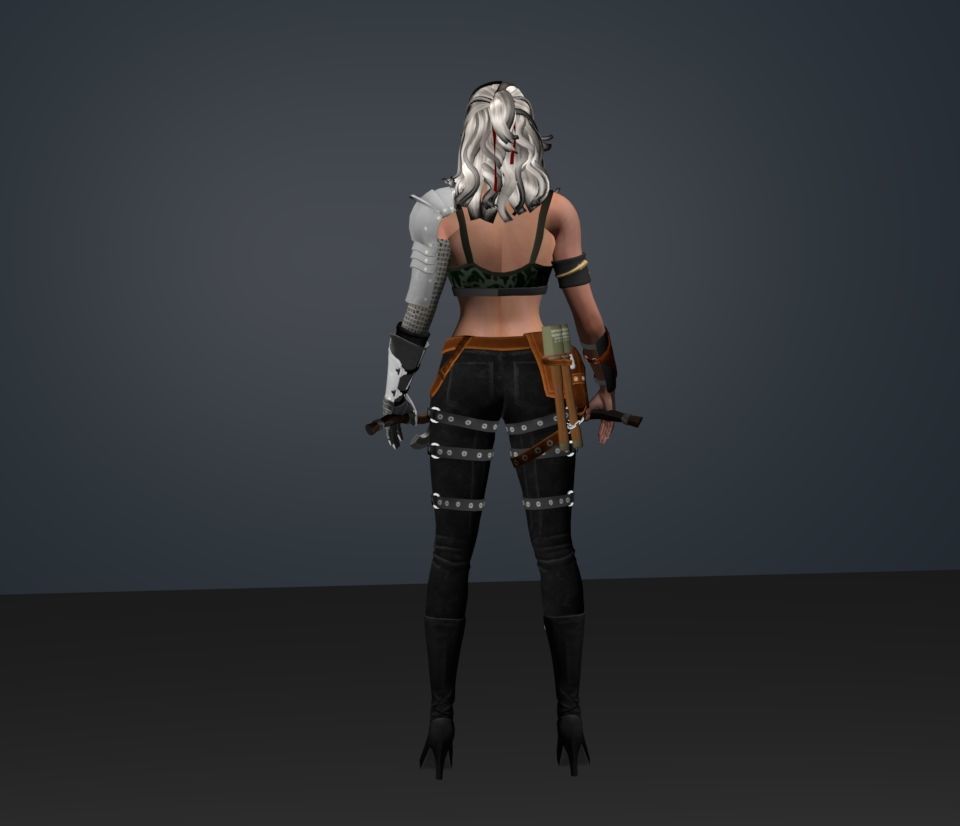 sophia chr 3D model_4