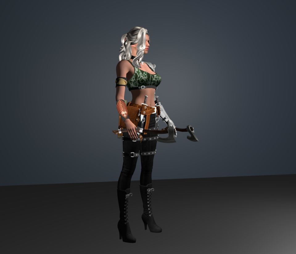 sophia chr 3D model_3