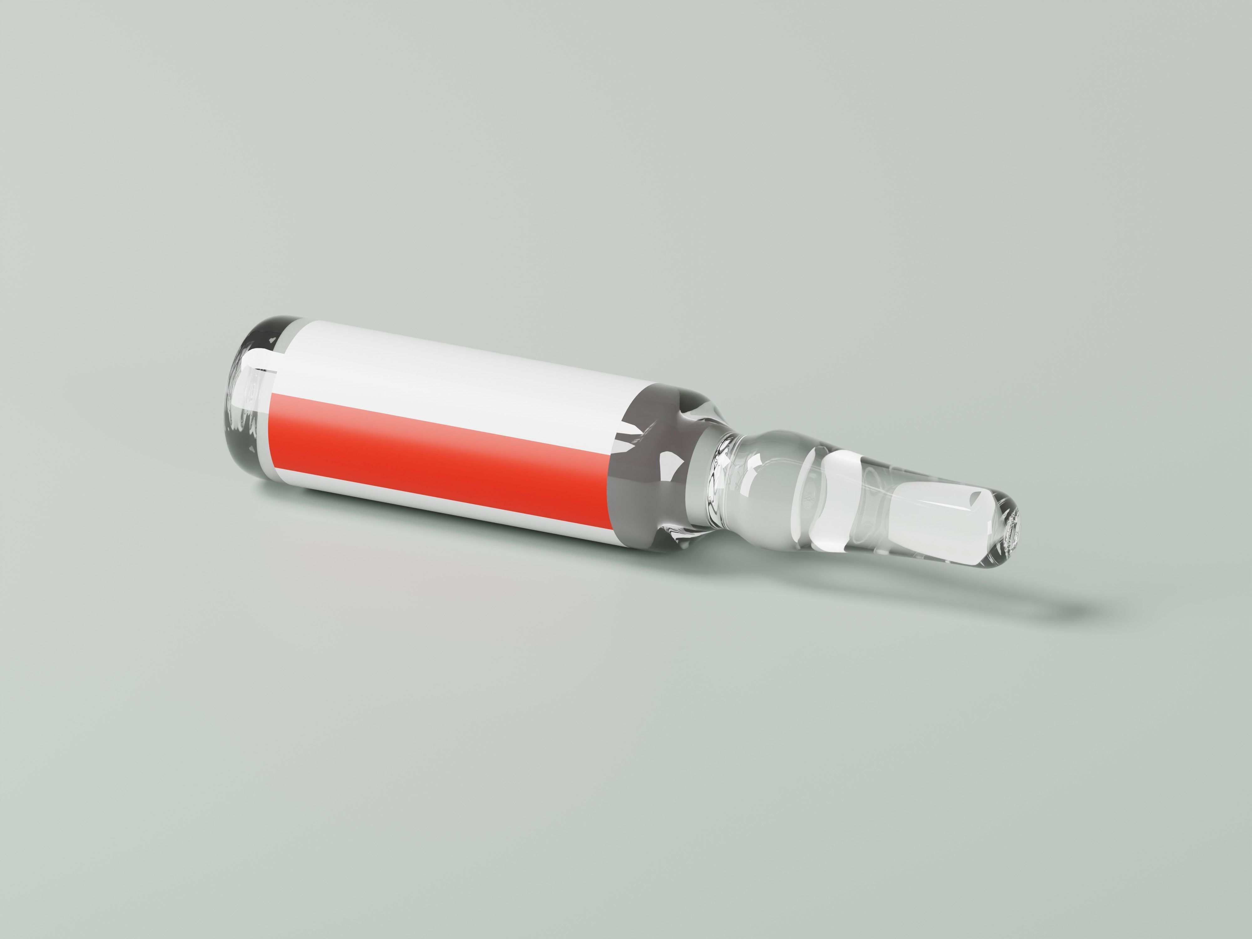 Medical Glass Ampoule 3D Model Low-poly 3D model_9